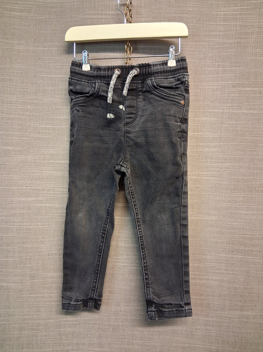 George Boys Black Denim Jeans Age 18-24 Months