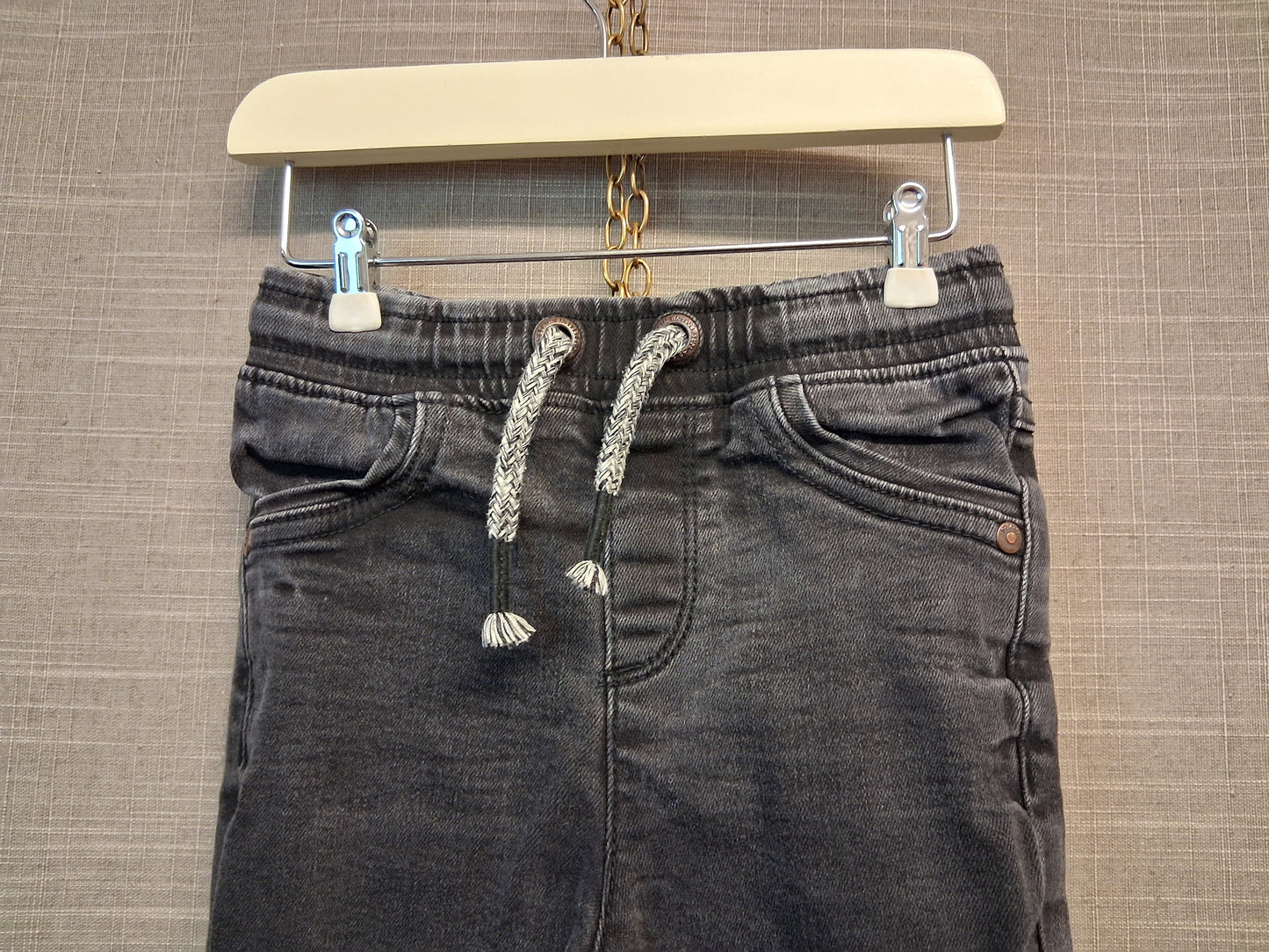 George Boys Black Denim Jeans Age 18-24 Months