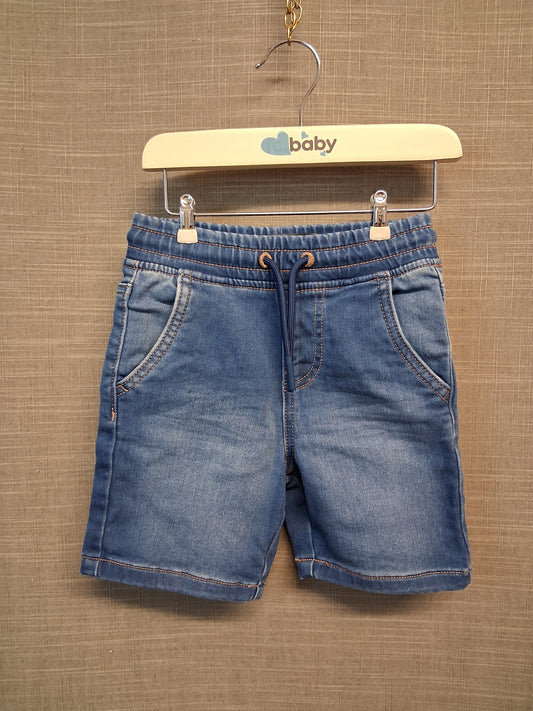 Primark Boys Blue Denim Shorts Age 18-24 Months
