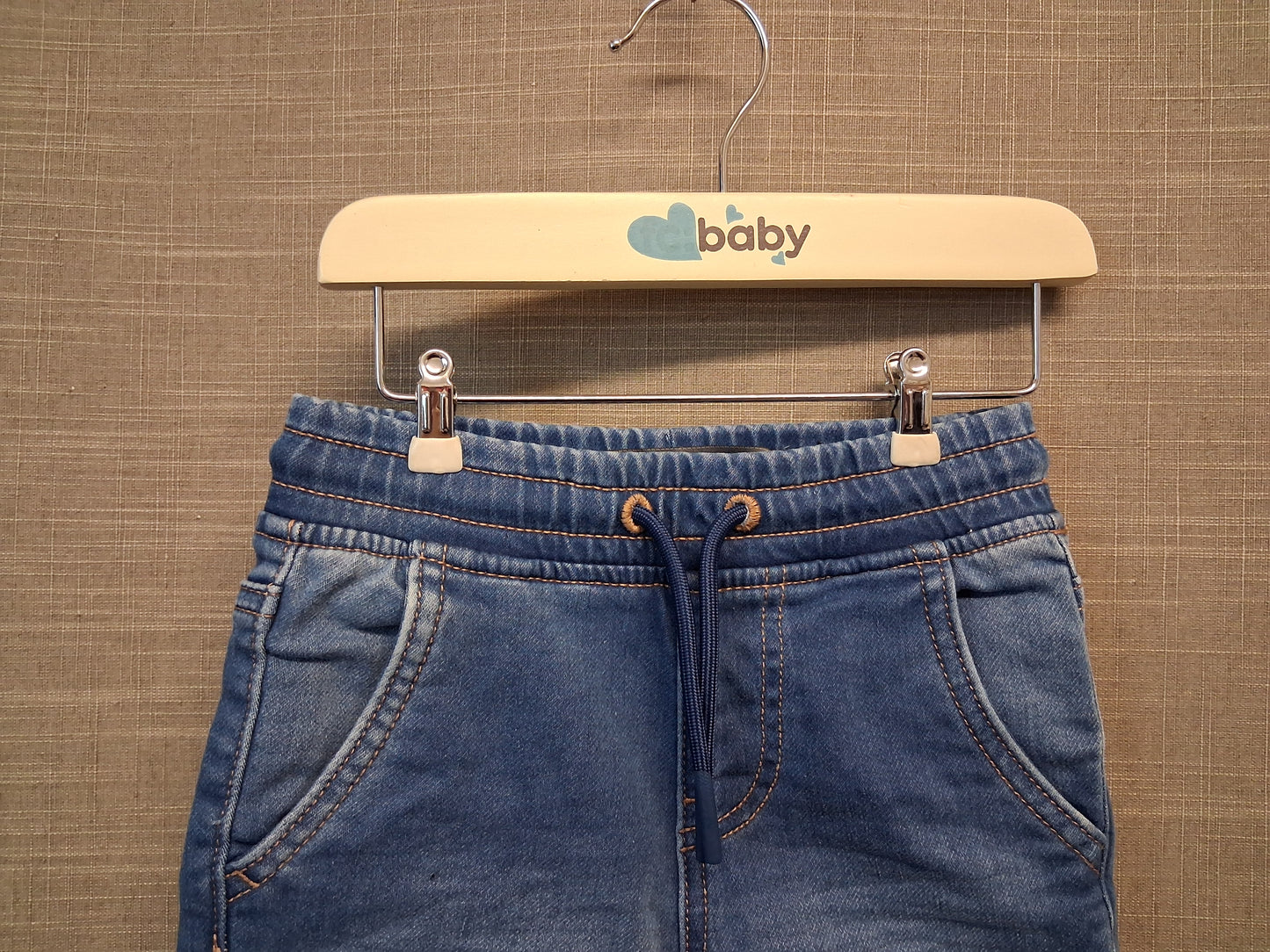 Primark Boys Blue Denim Shorts Age 18-24 Months