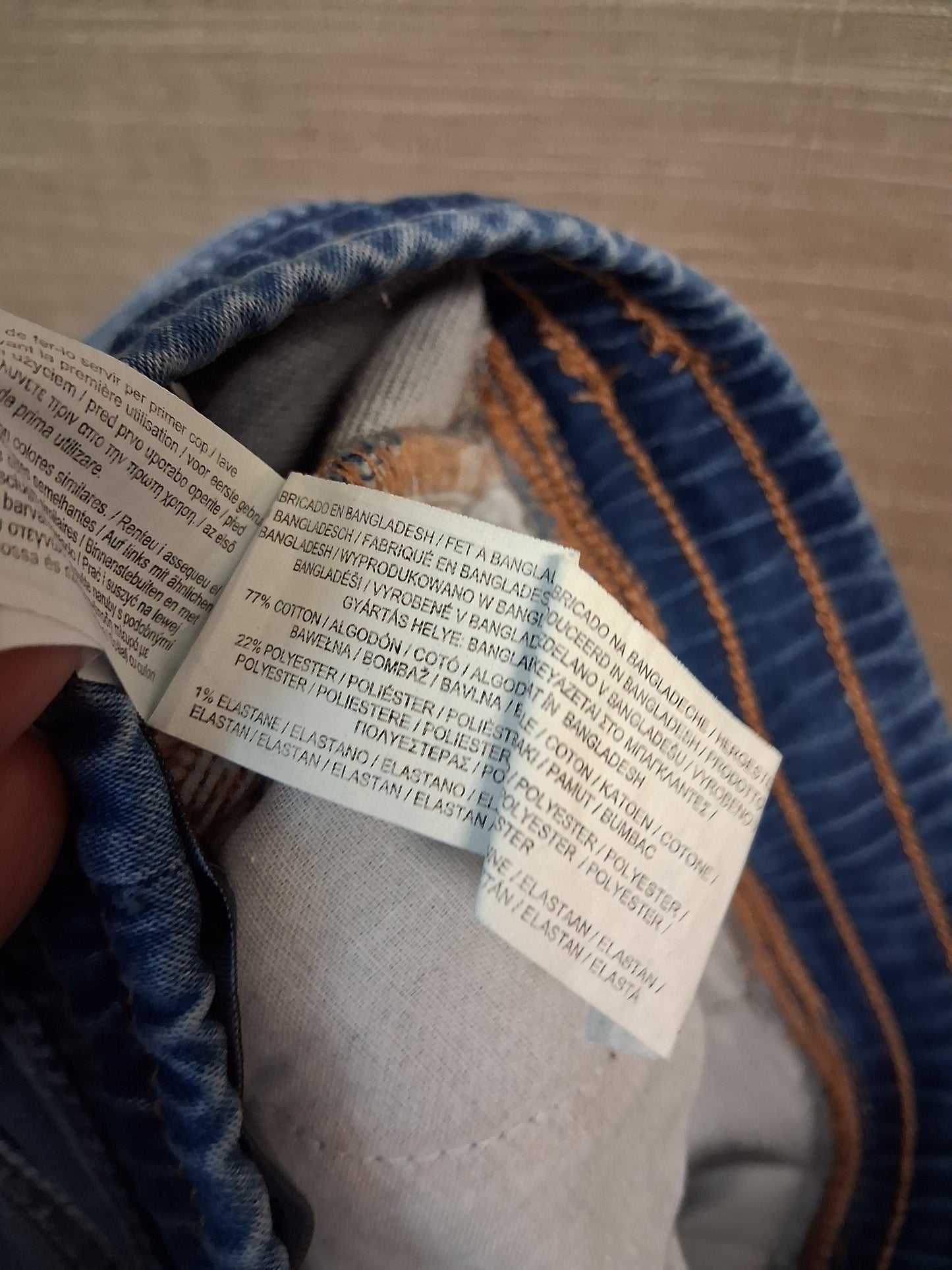 Primark Boys Blue Denim Shorts Age 18-24 Months