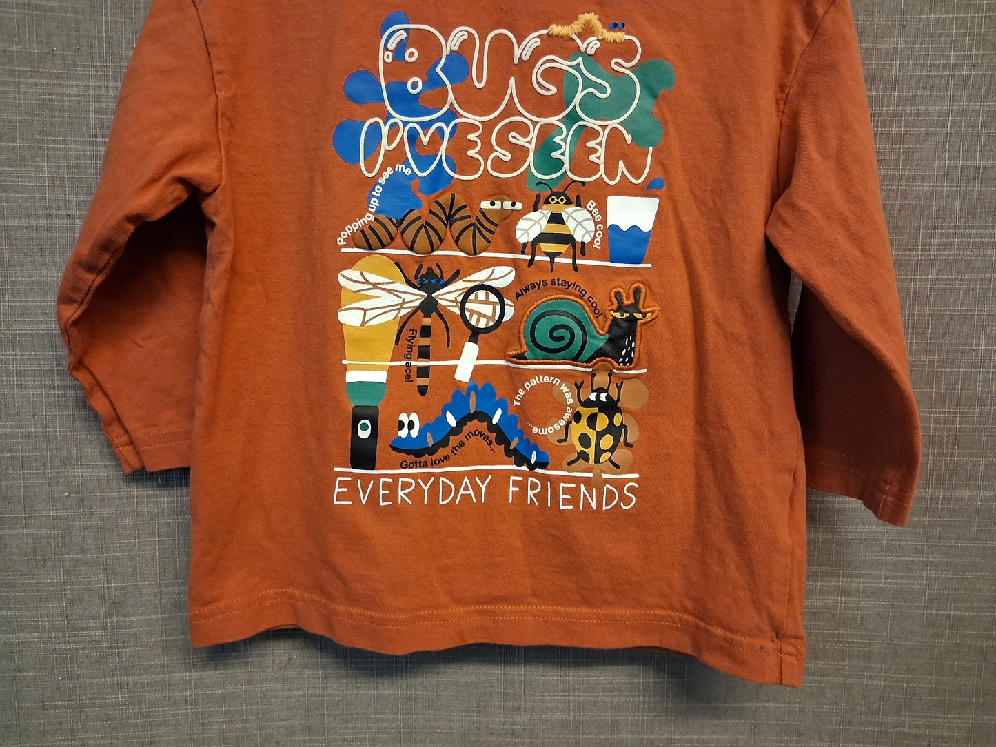F&F Boys Long Sleeve Jersey T-Shirt Age 18-24 Months