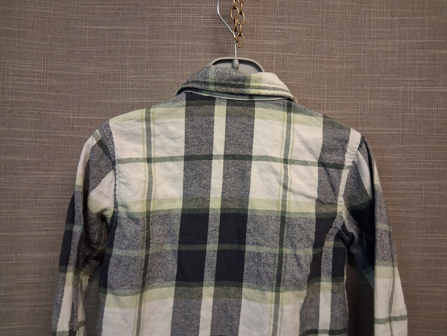 George Boys Check Long Sleeve Shirt Age 18-24 Months
