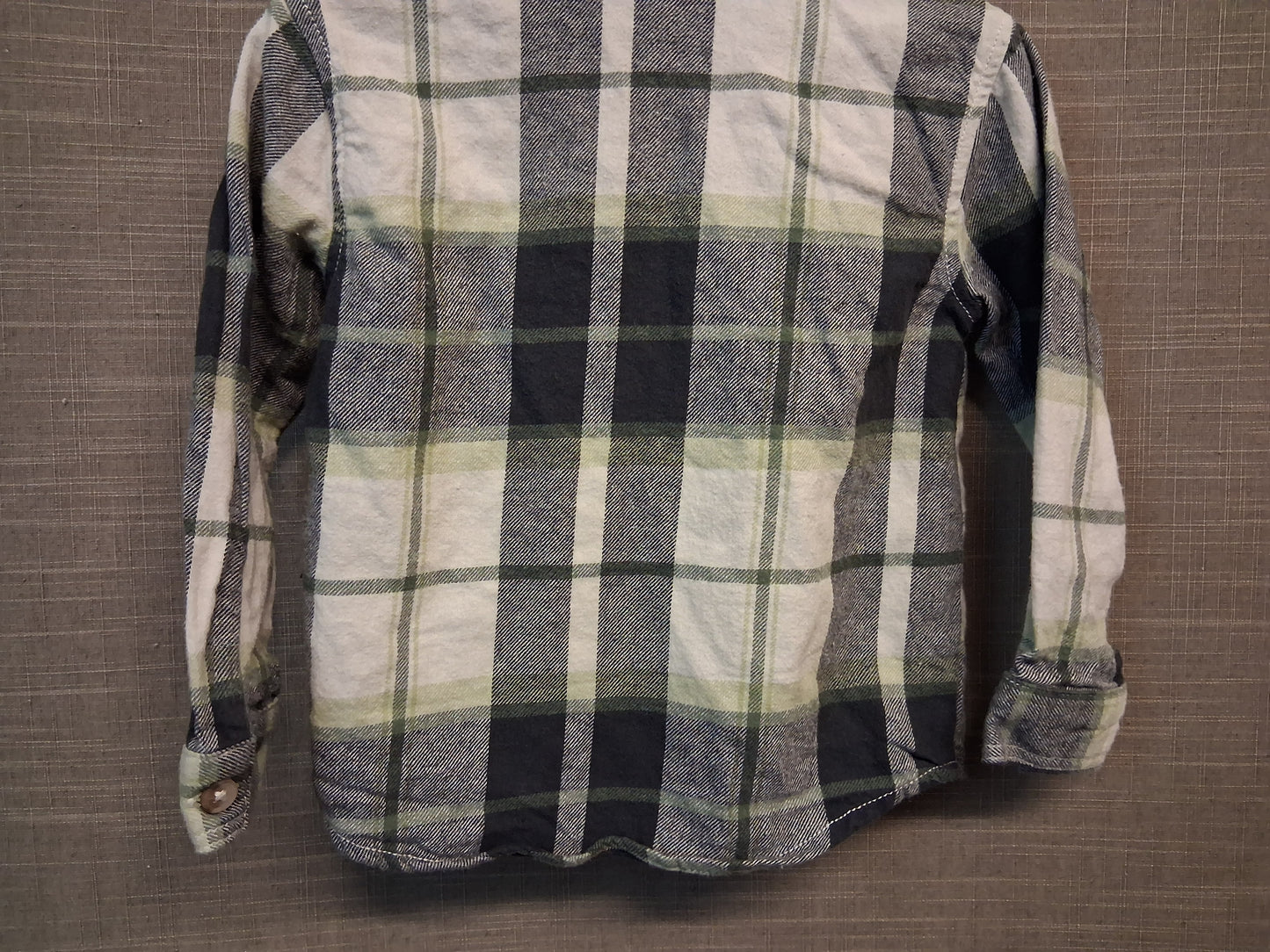 George Boys Check Long Sleeve Shirt Age 18-24 Months