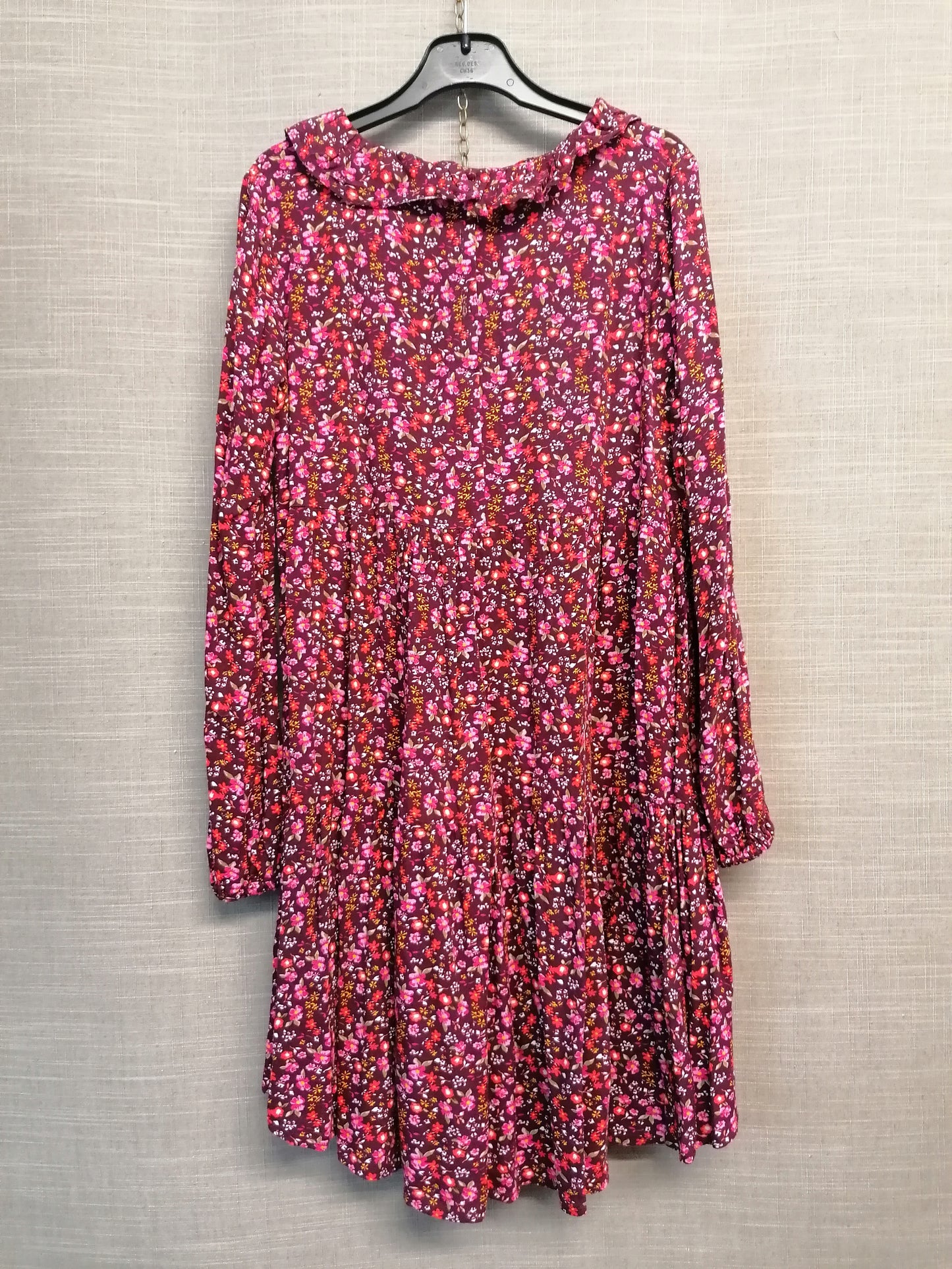 Next Pink Floral Long Sleeve Dress Age 12 Years