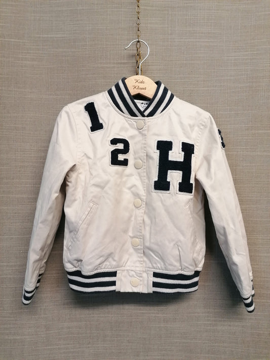Next Varsity Jacket Cream 4-5 Yrs