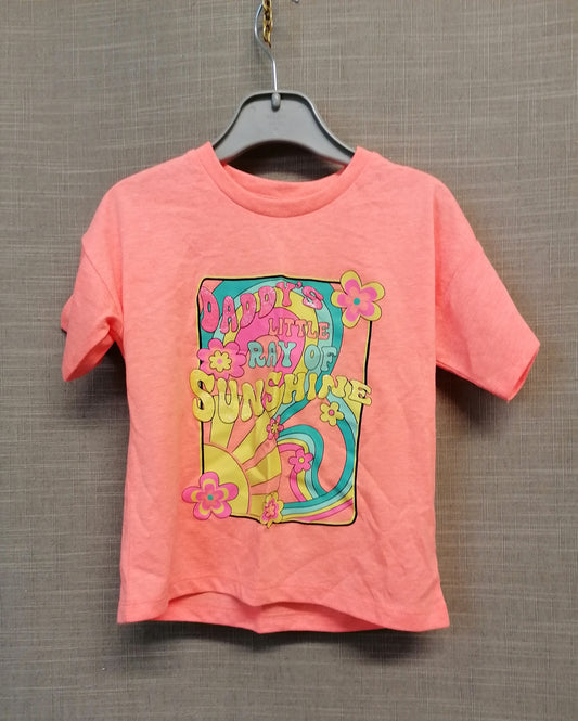 Matalan Girls Daddy's Ray of Sunshine T-Shirt 2-3 Years