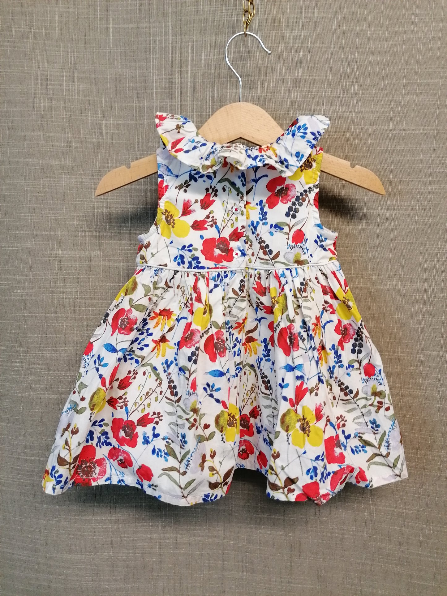 Next Girls Floral Party Dress Age 3-6 mths New