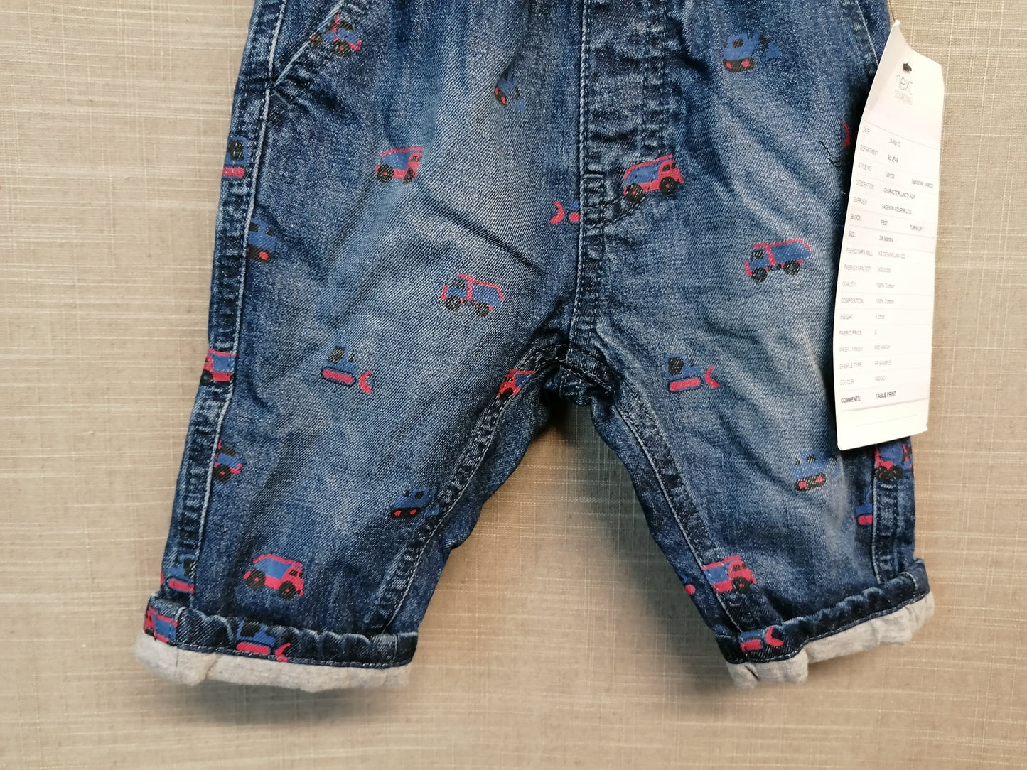 Next Boys Jeans Age 3-6 Months Sample Stock