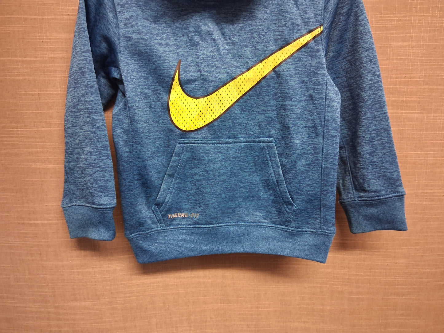 Nike Boys Therma Fit Blue Hoodie Sweater Age 4 Years