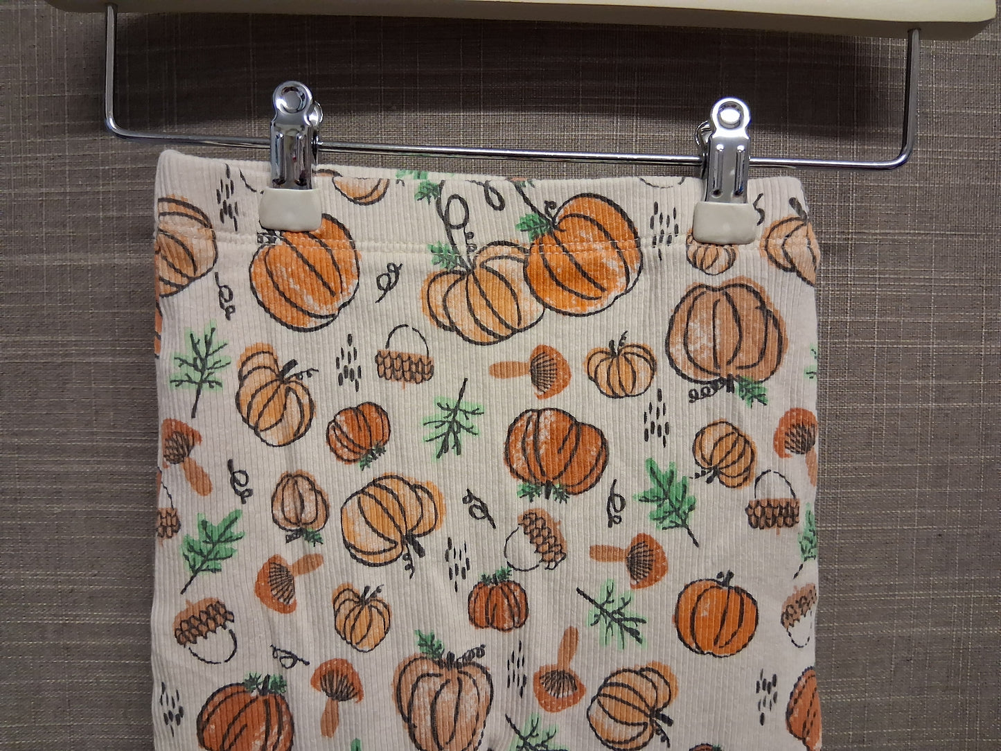 Matalan Girls Pumpkin Halloween Theme Leggings Age 0-3 Months