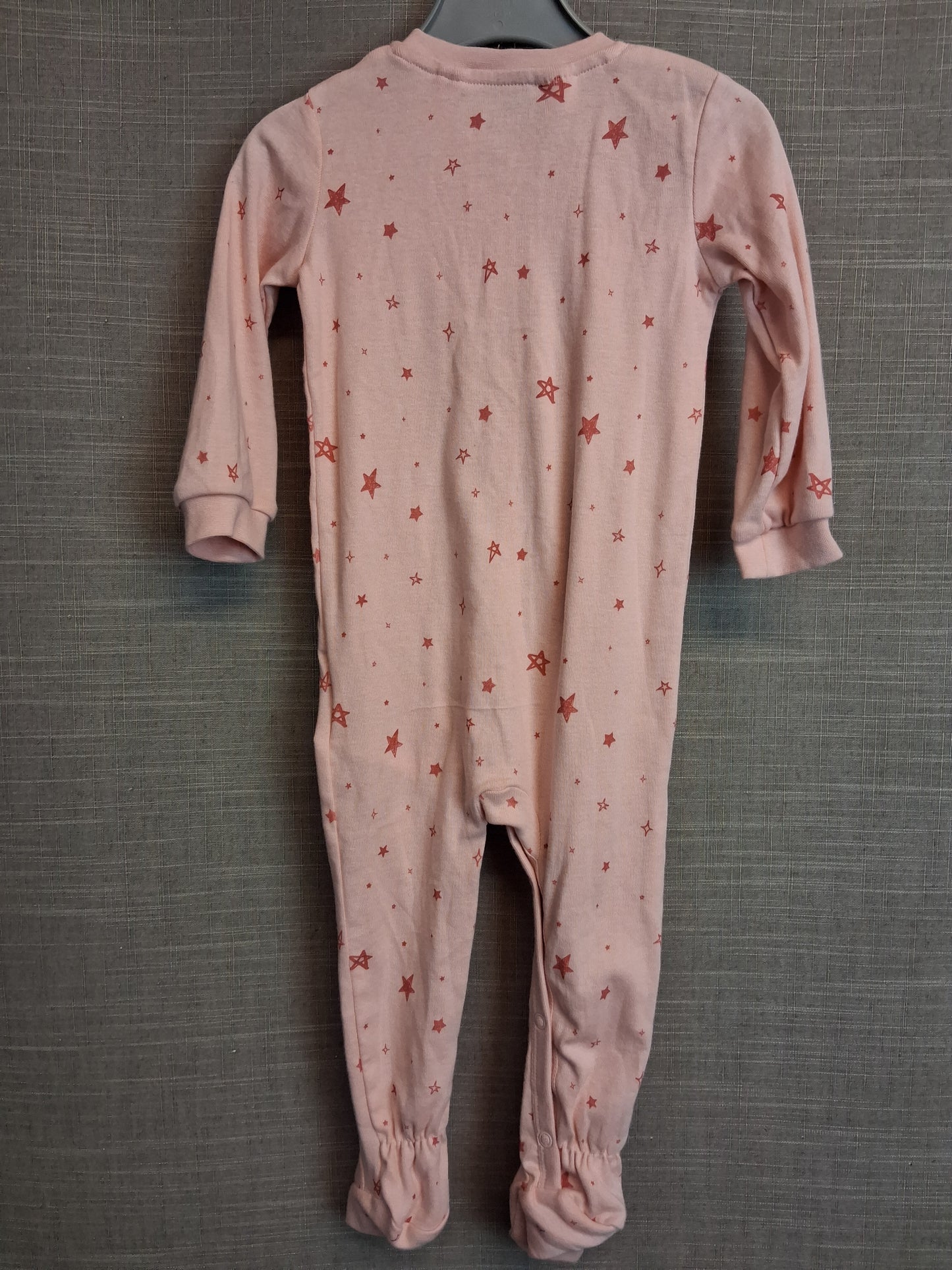 Luliput Sleepsuit Pink Star Print Age 6-9 Months