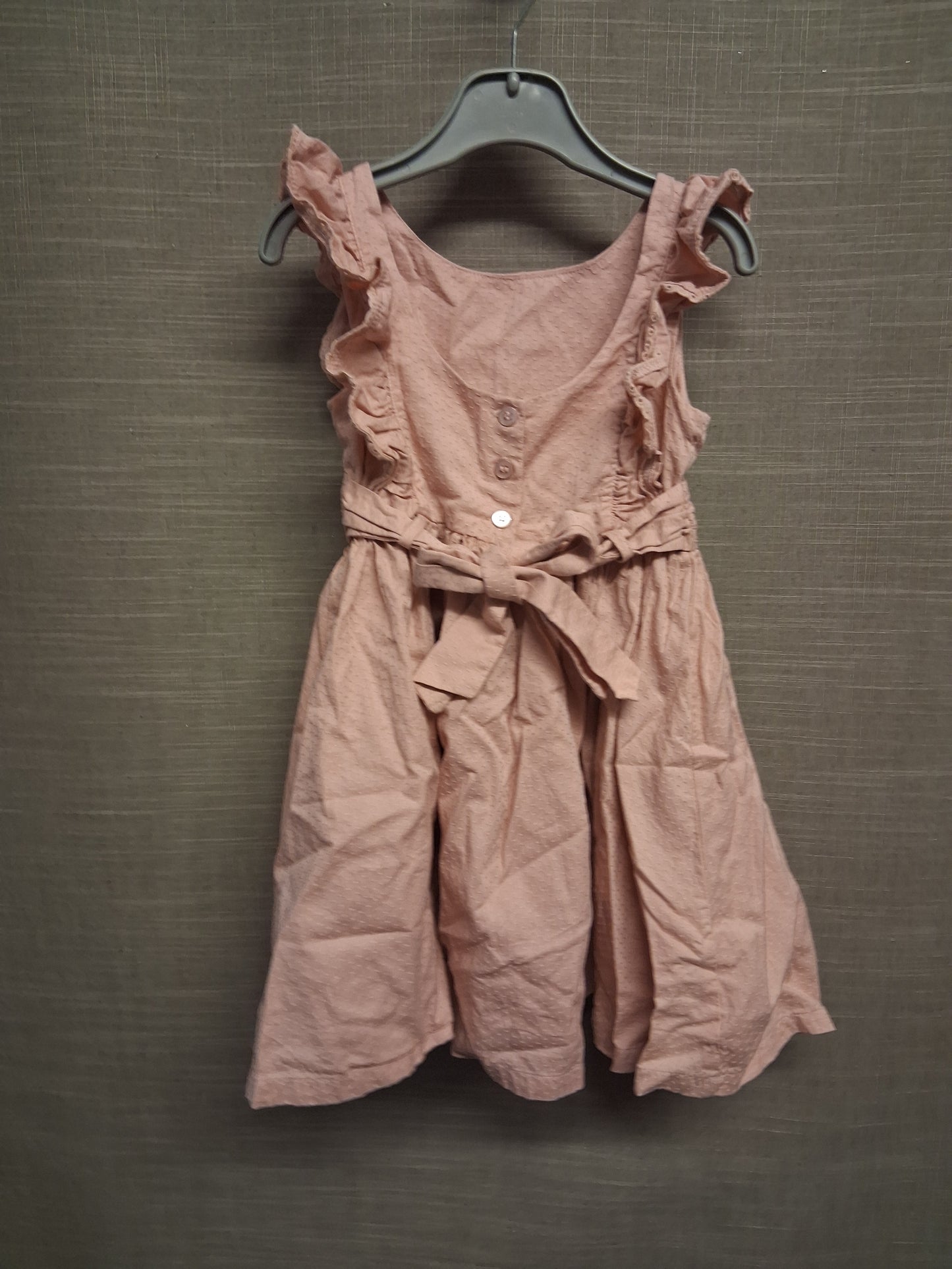 John Lewis Heirloom Dusky Pink 100% Cotton Party Dress Age 2-3   Years