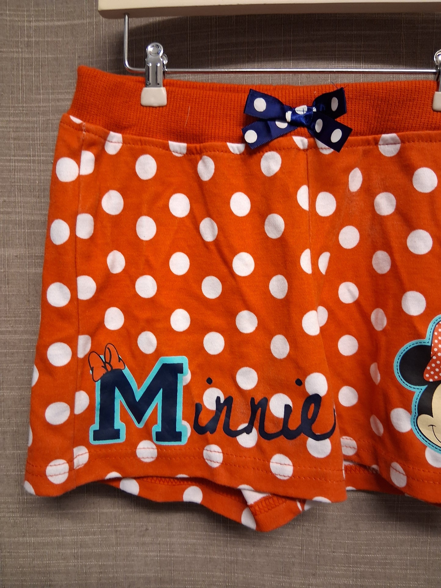 Studio Disney Minnie Mouse Red Spotty Jersey Shorts Age 5-6 Years