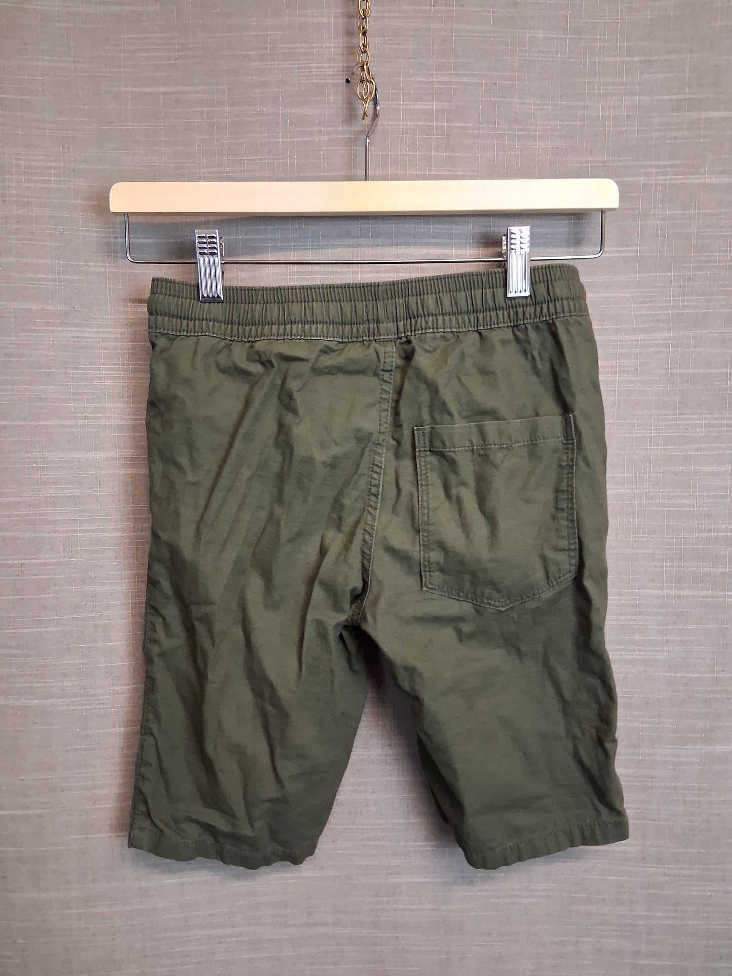 F&F Boys Khaki Green Shorts Age 9-10 Years 100%Cotton