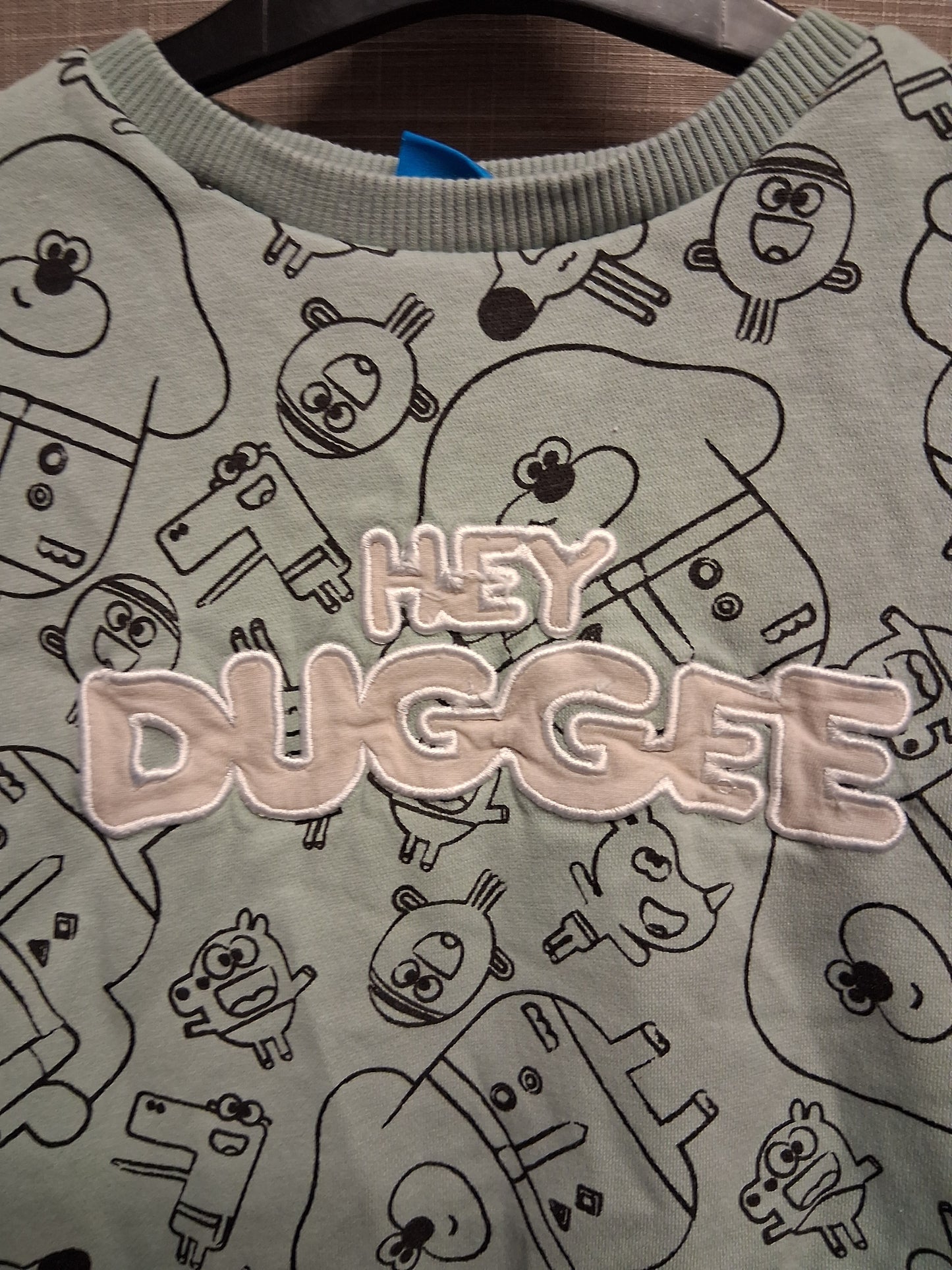 George Hey Duggee Sweater Long Sleeve Green Age 2-3 Years