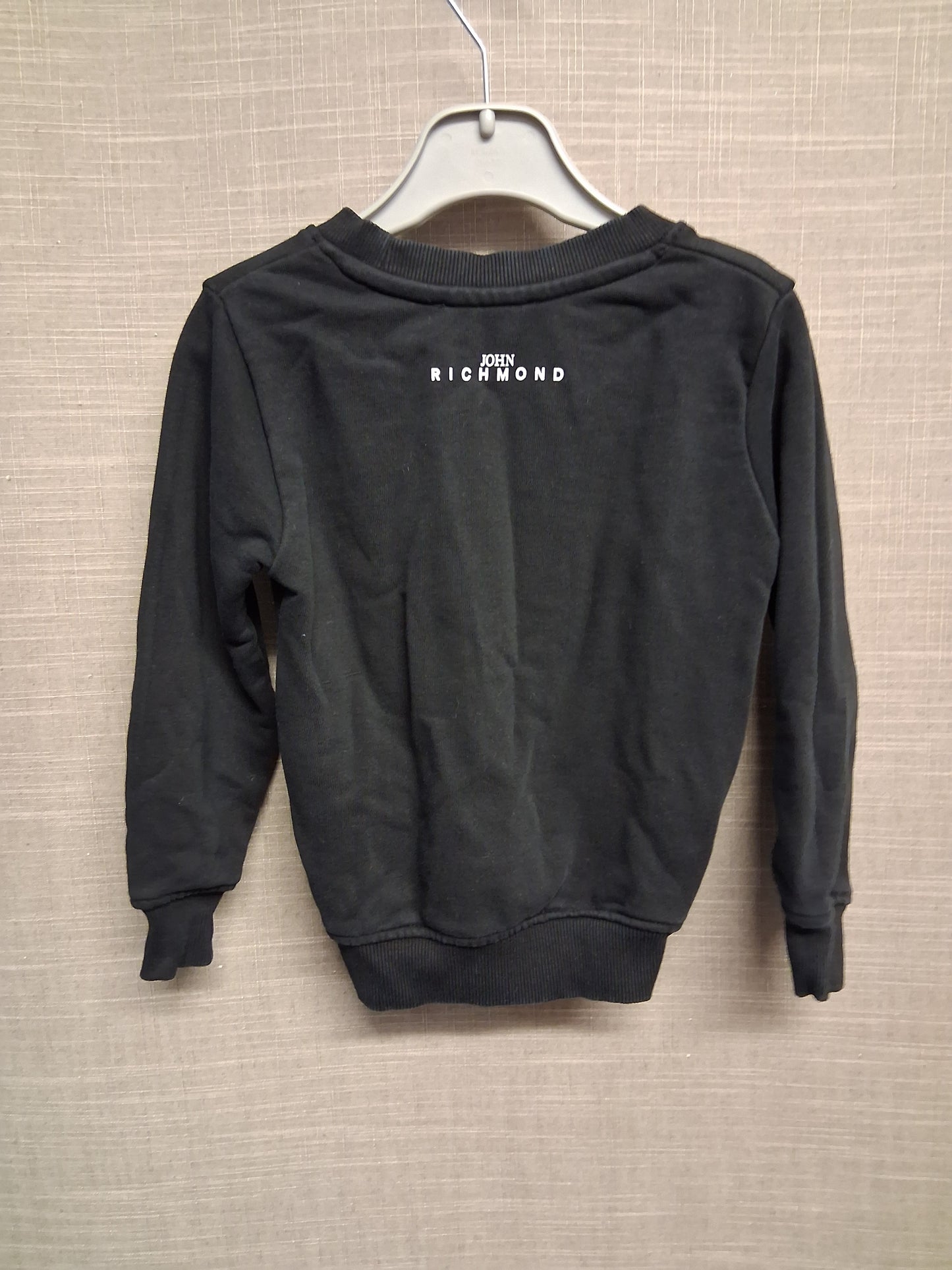 John Richmond Black Crew Neck Sweater Long Sleeve Age 2 Years