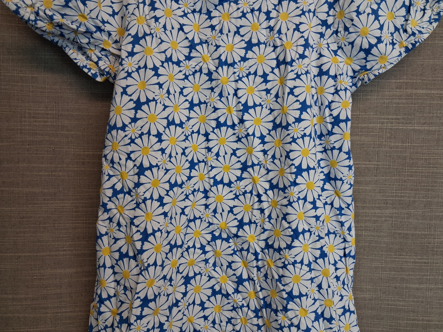 Primark Girls Blue Foral Summer Dress Age 12-13 Years