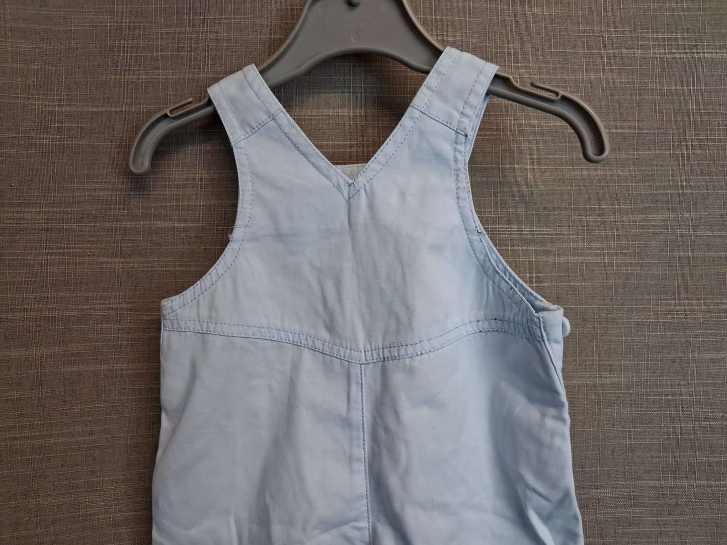 Disney Store Boys Winnie the Pooh Dungarees Age 3-6 Months Pale Blue