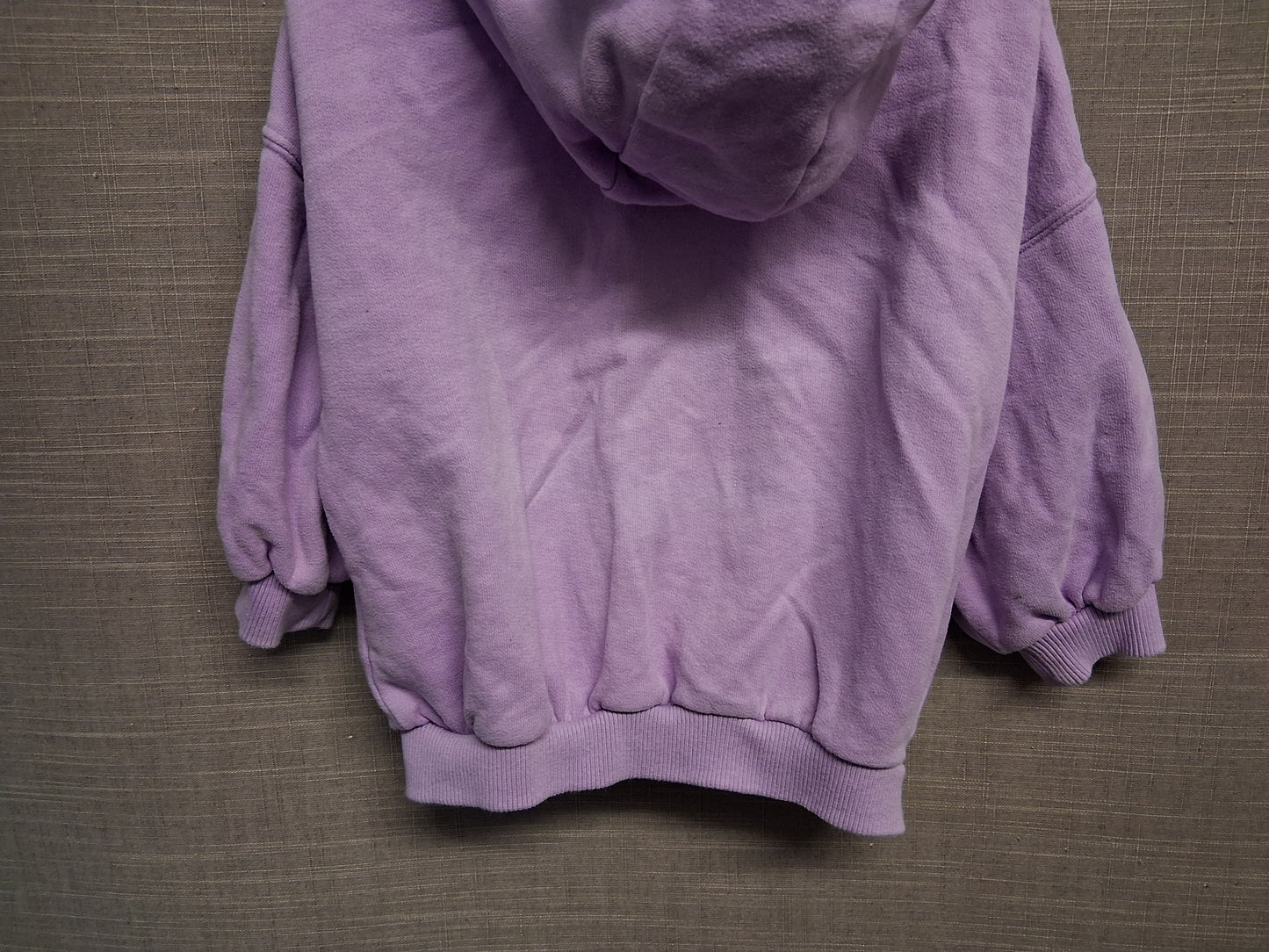 Next Girls Lilac Hoodie With Ears Jersey Age 2-3 Years Oversized
