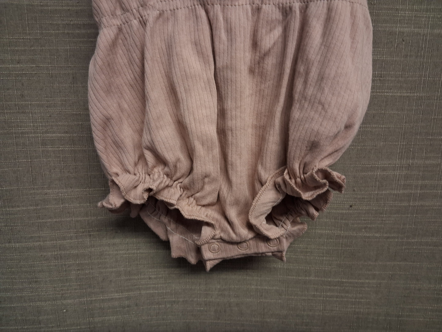 Next Girls Dusky Pink One Piece Romper Age 0-3 Months