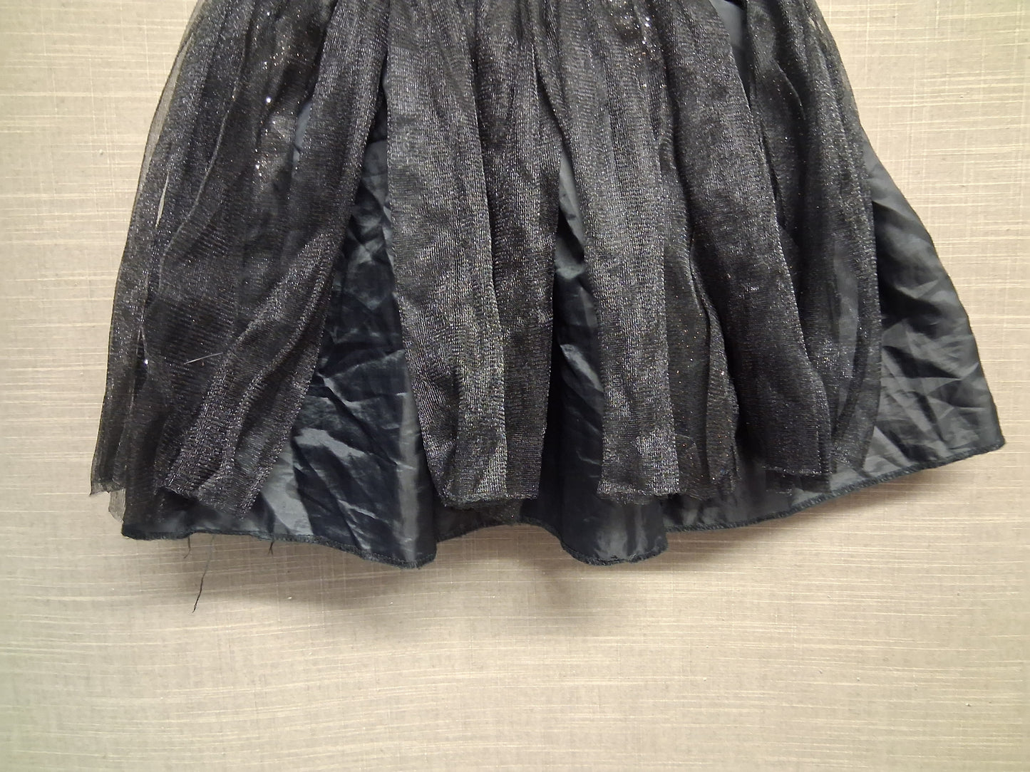 George Halloween Tutu Skirt Black Gold Stars Age 7-8 Years