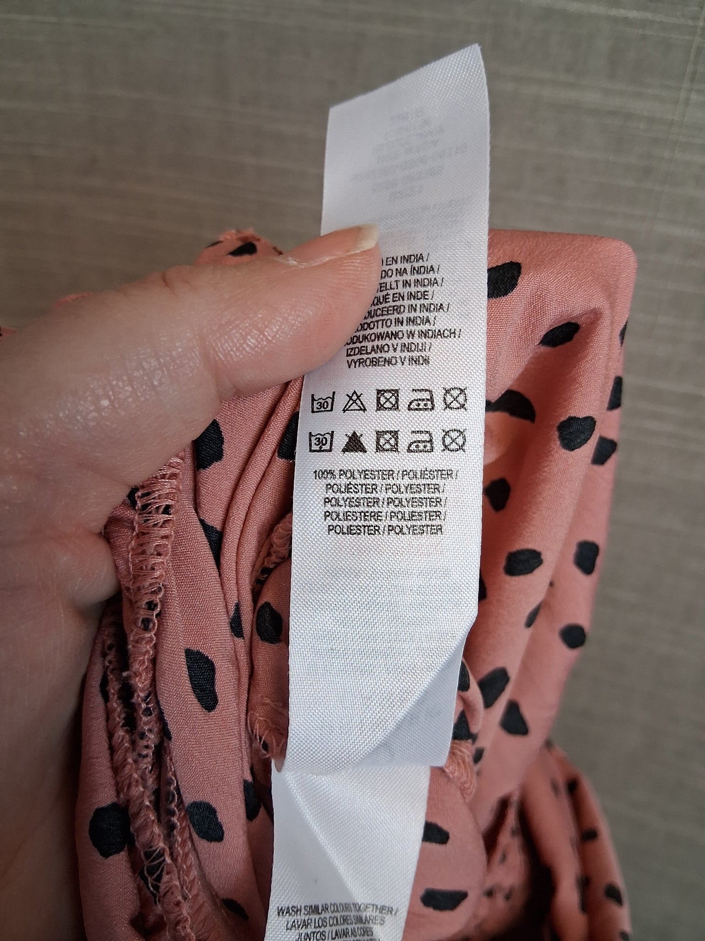 Primark Girls Pink Spotty Playsuit Age 10-11 Years