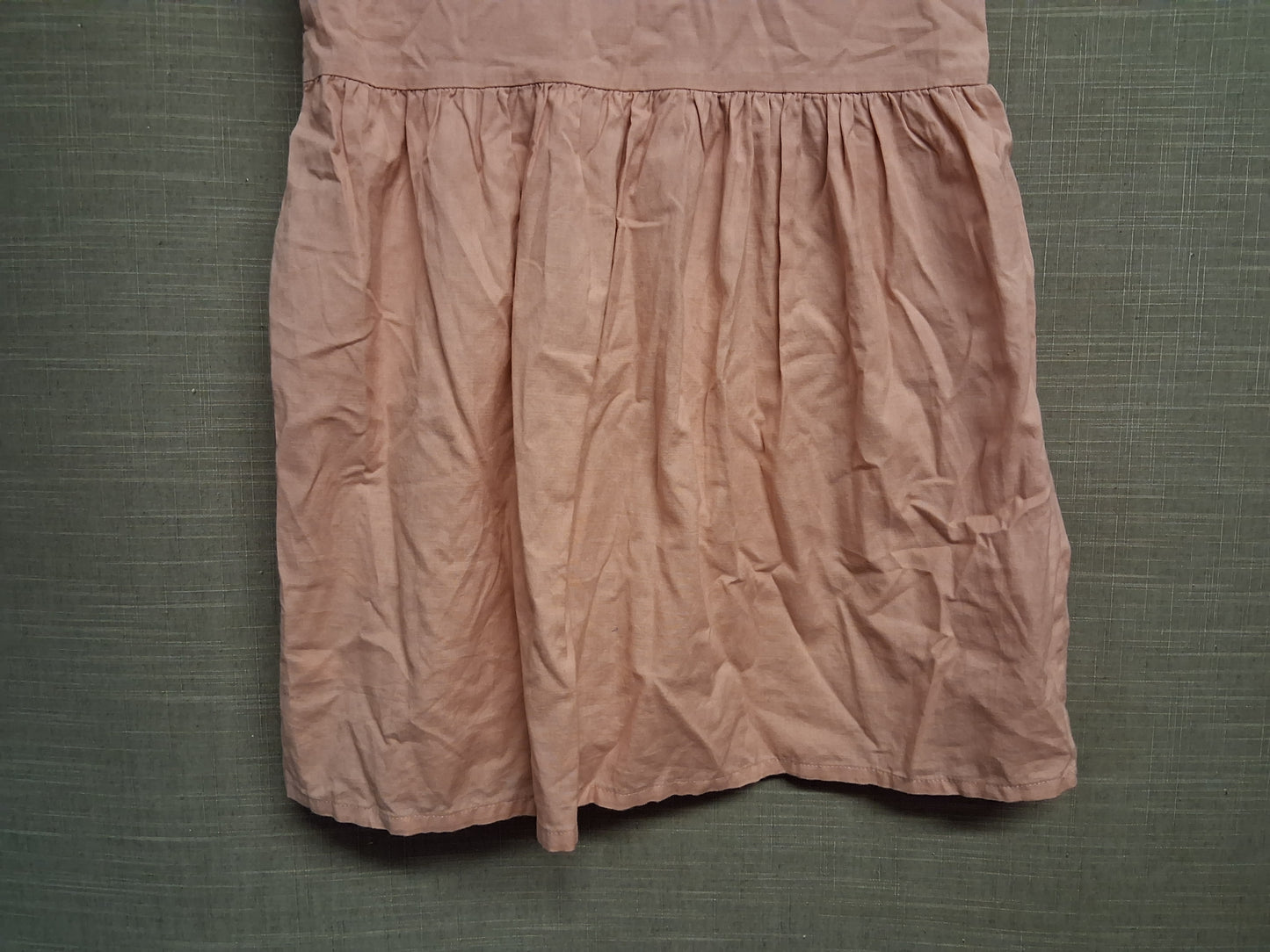 H&M Girls Pink Shirt Dress Short Sleeve Age 7-8 Years