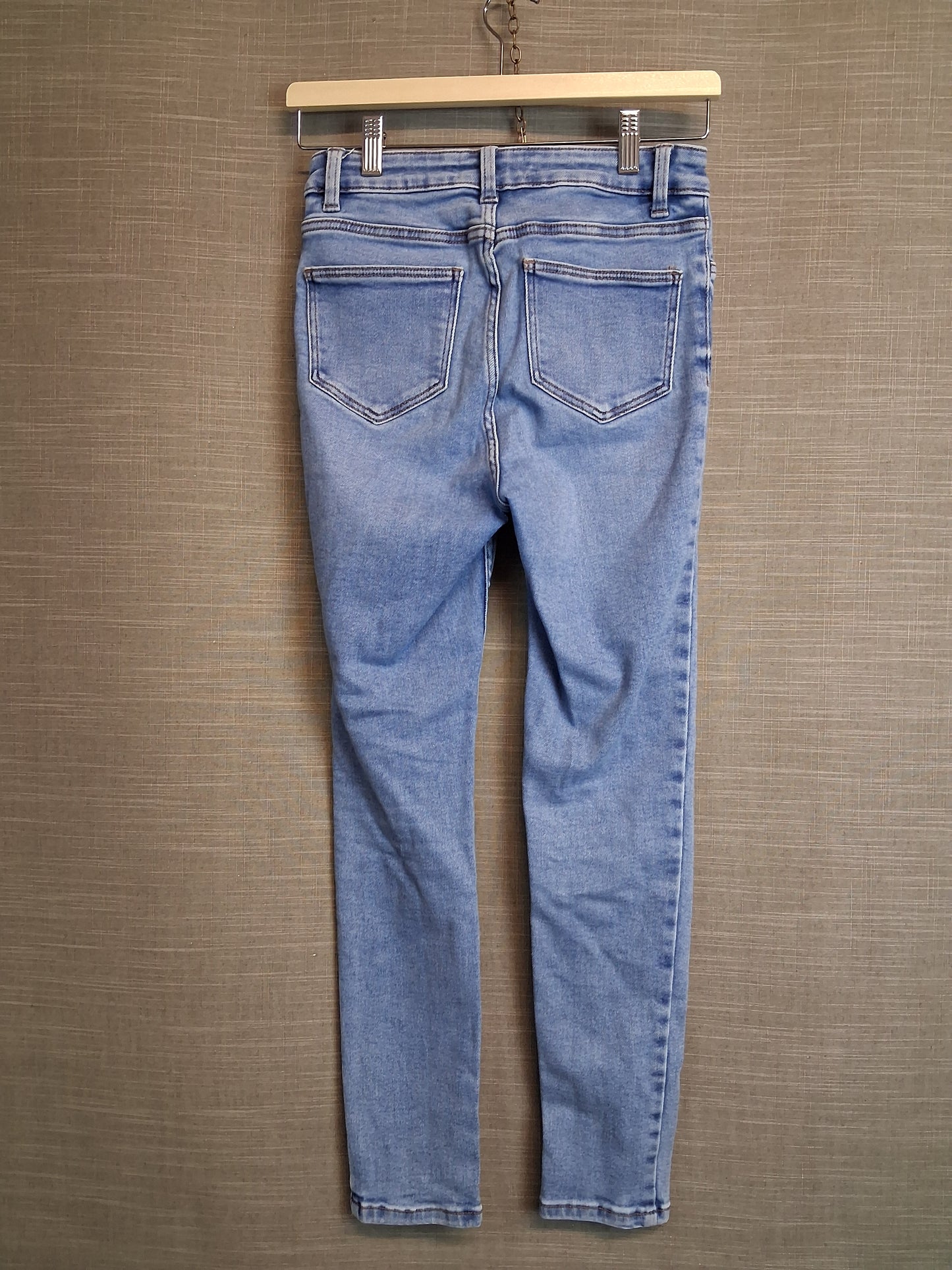 New Look Hallie Distressed Light Blue Denim Jeans Skinny Leg Age 13 Years