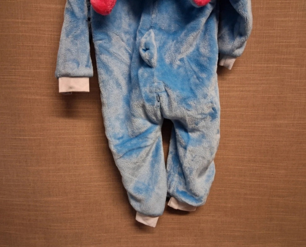 Michley Blue Monster Stitch Onesie All in One Age 12 Months