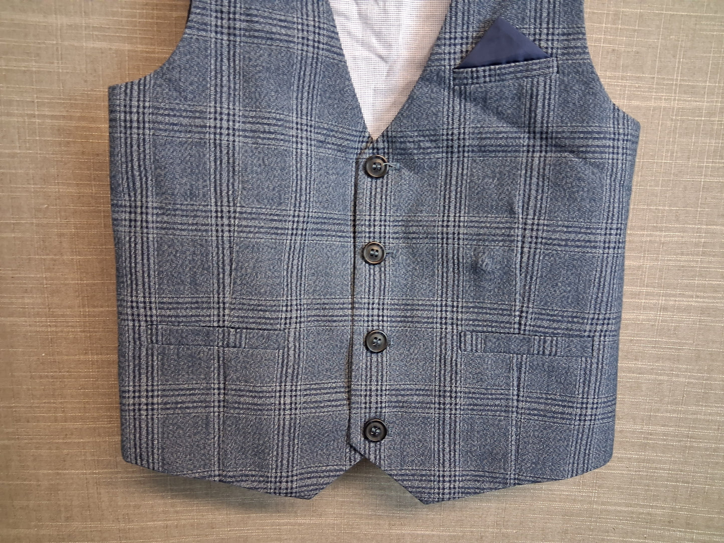 Next Boys Blue Waistcoat Age 6 Years