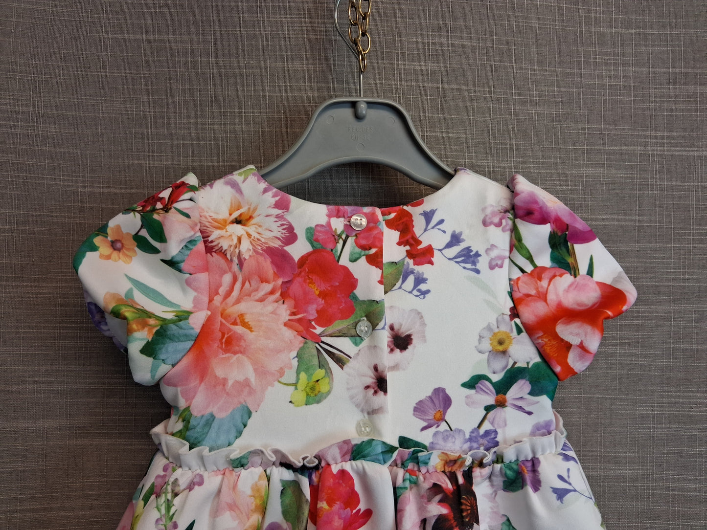 Lipsy Girls Floral Dress Age 6-9 Months