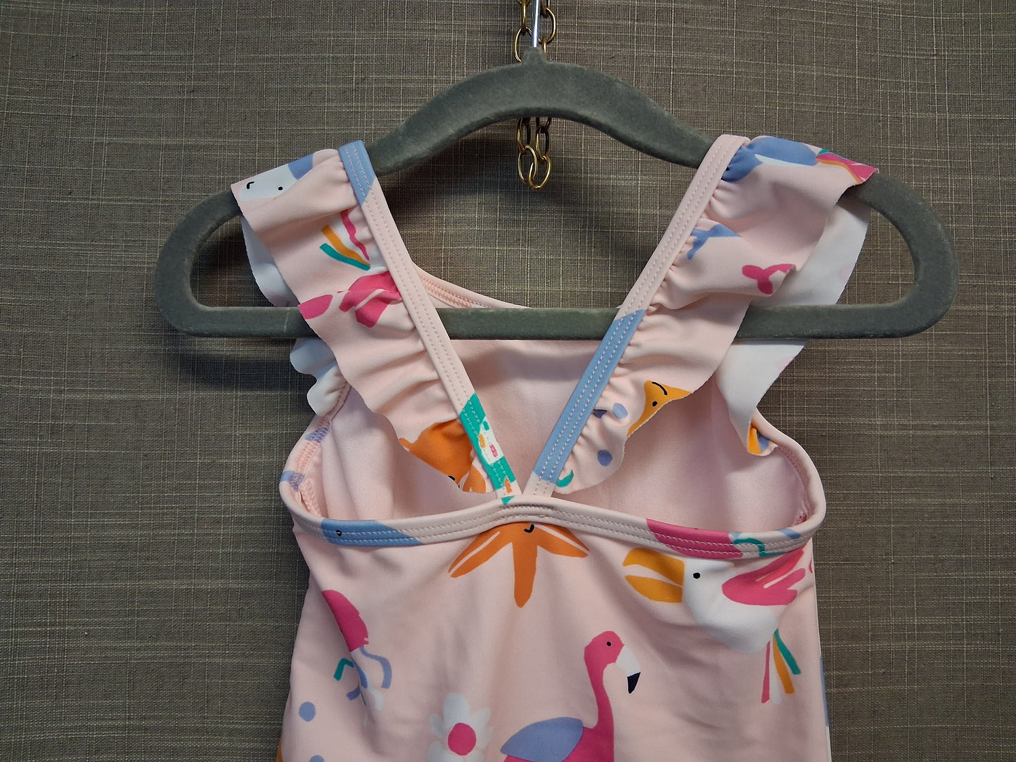 Marks and Spencer Pink Animals Swimsuit One Piece Age 2-3 Years