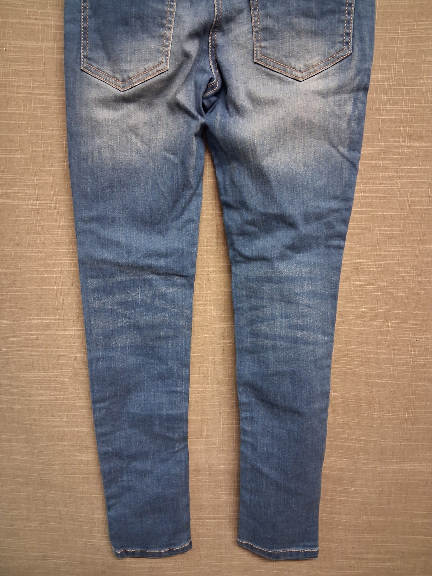 Next Girls Blue Denim Jeans Beaded Detail Age 10 Years Adjustable Waist