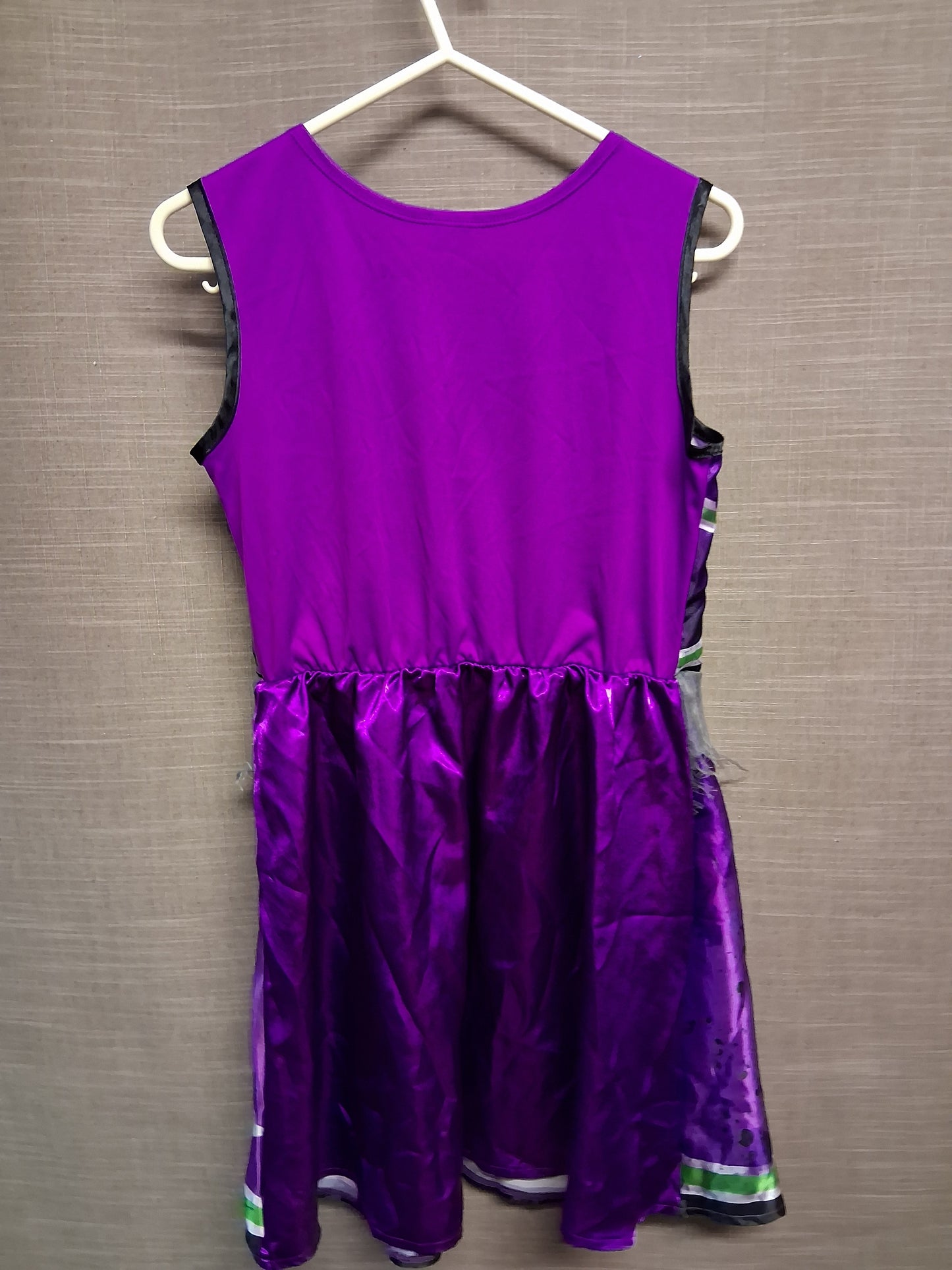 Wilko Halloween Zombie Cheerleader Costume Purple Age 11-12 Years