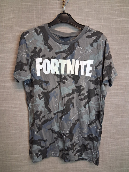 PEP&Co Fortnite Grey T-Shirt Age 12-13 Years Short Sleeve