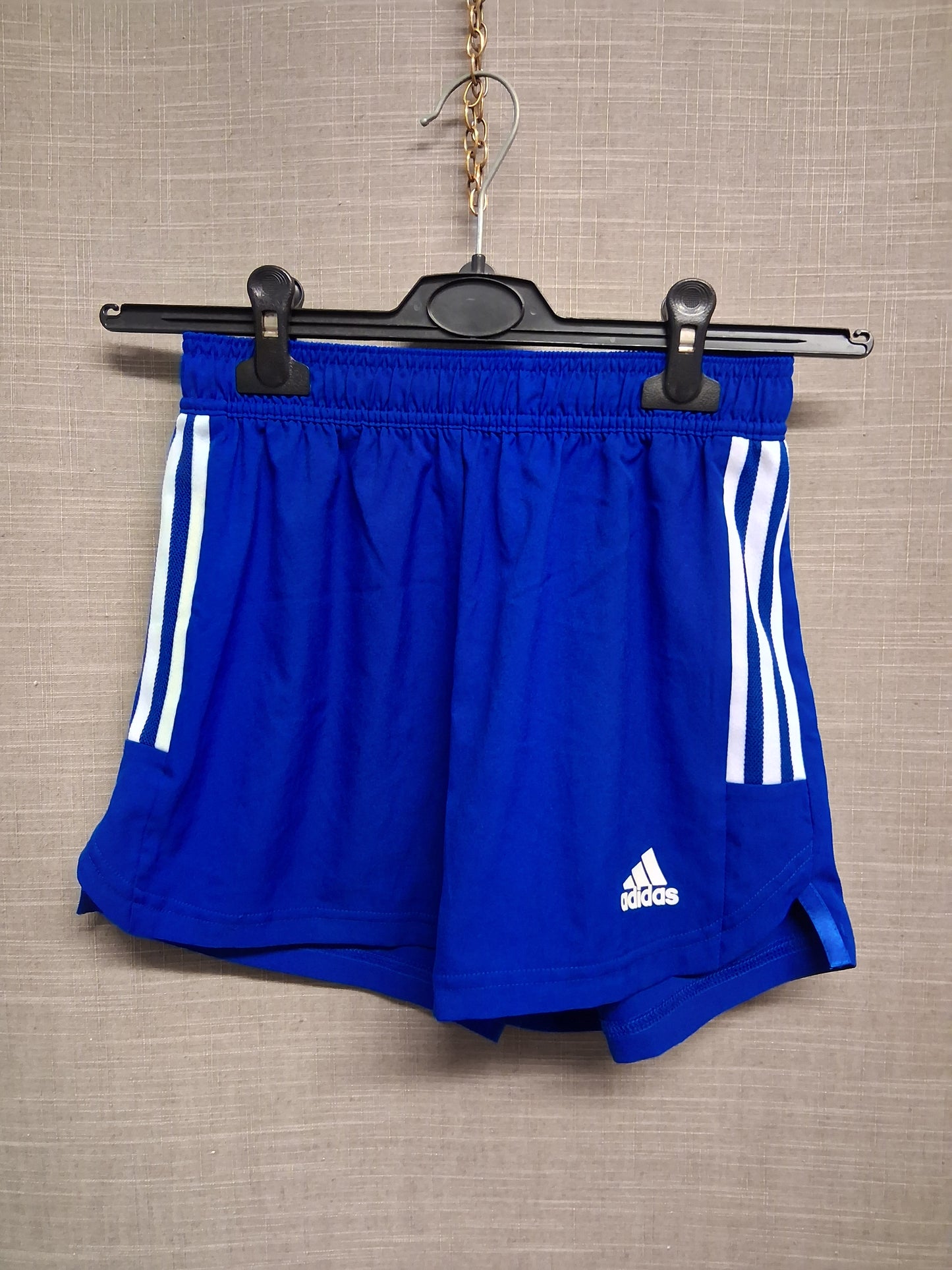 Adidas Girls Running Shorts Blue Size XS Size 4-6 Ladies