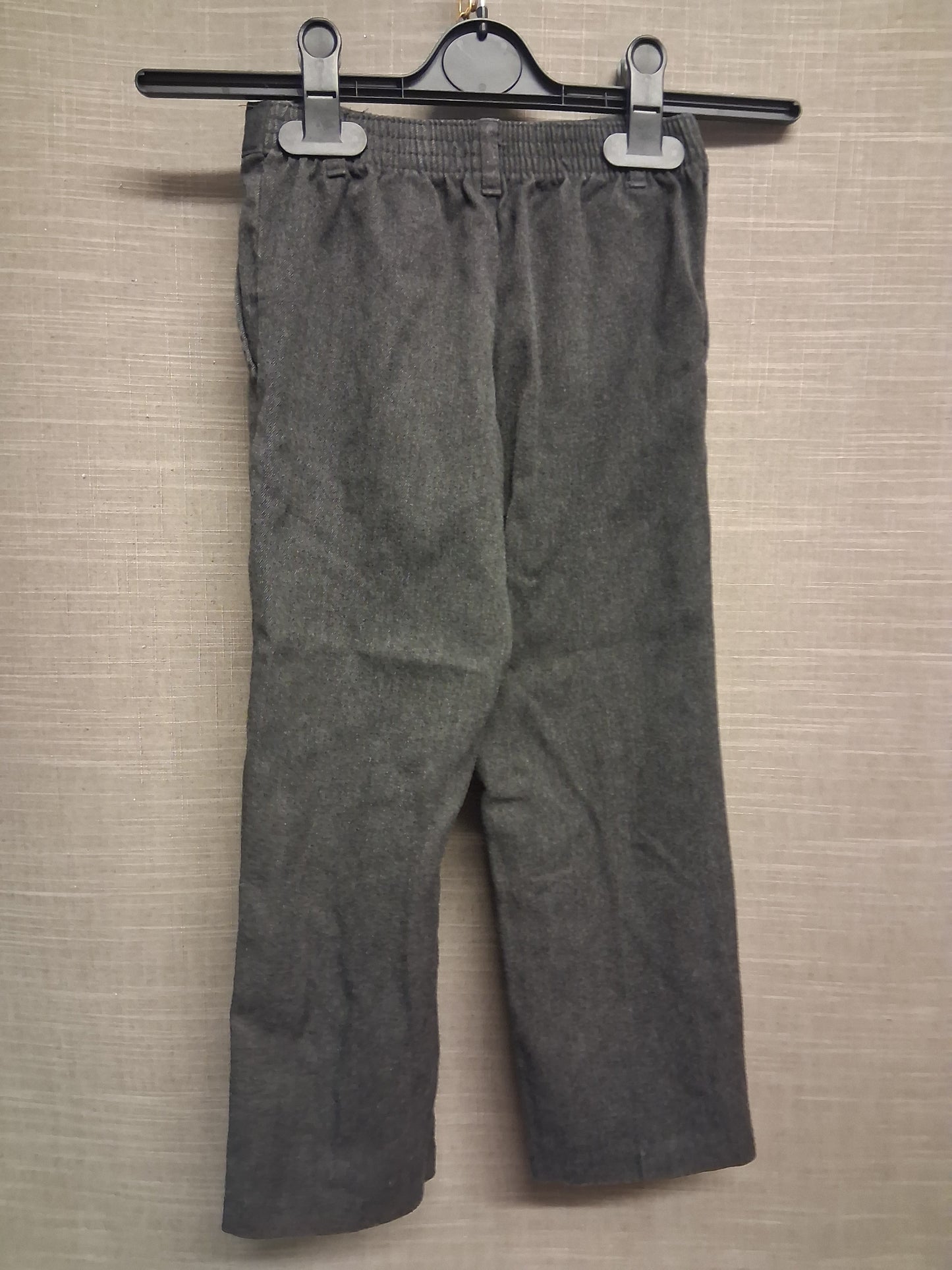 George Boys Grey School Trousers Age 5-6 years