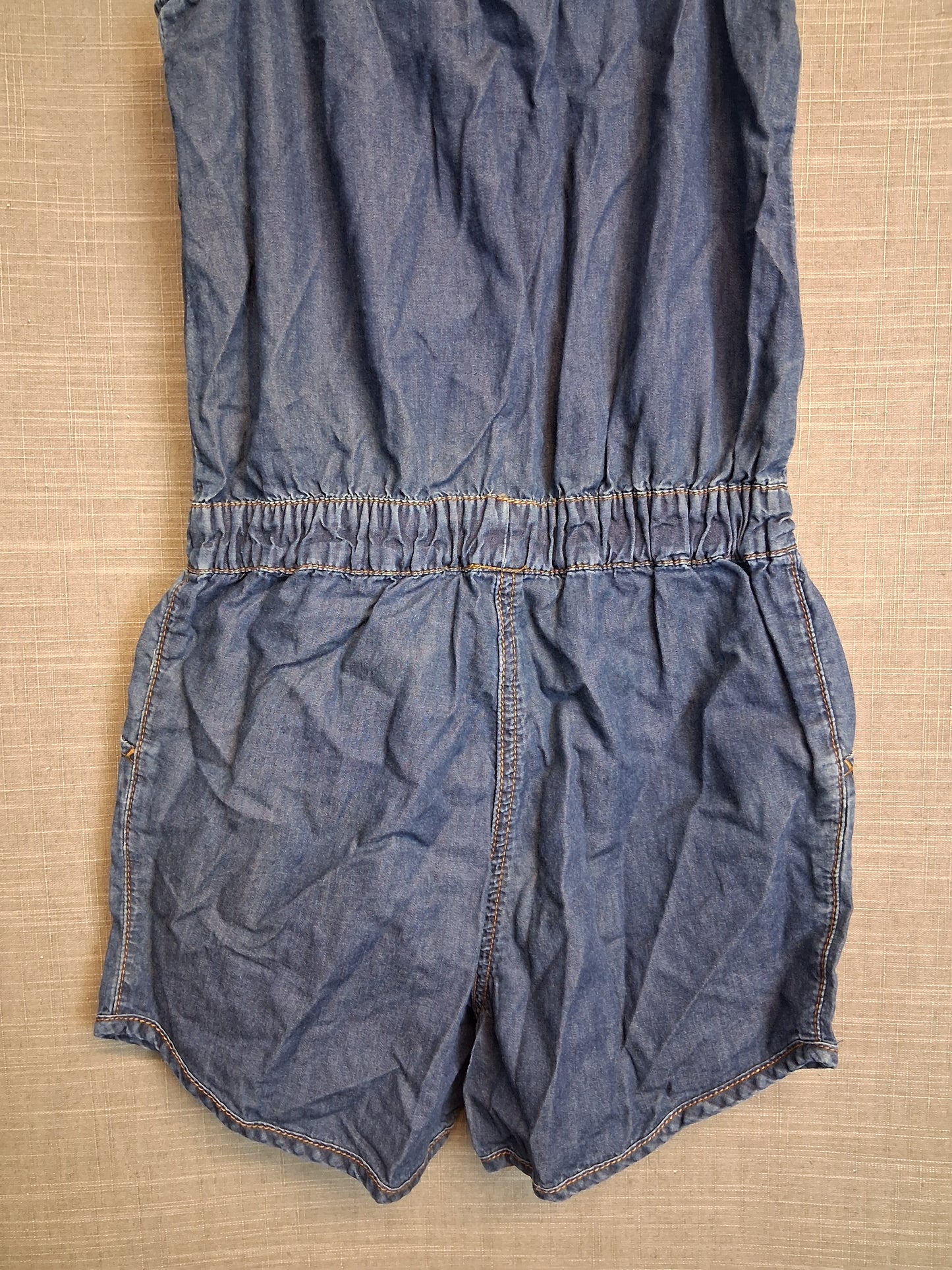 George Girls Denim Playsuit Age 10-11 Years