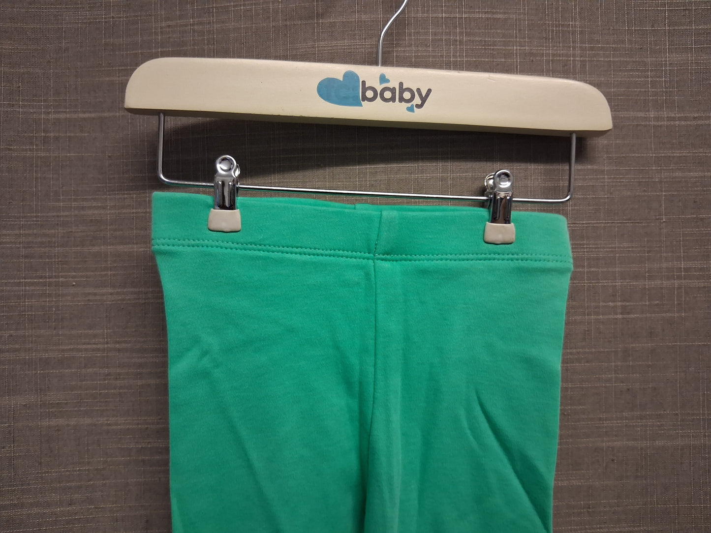 Next Girls Green Jersey 100% Cotton Leggings Age 9-12 Months