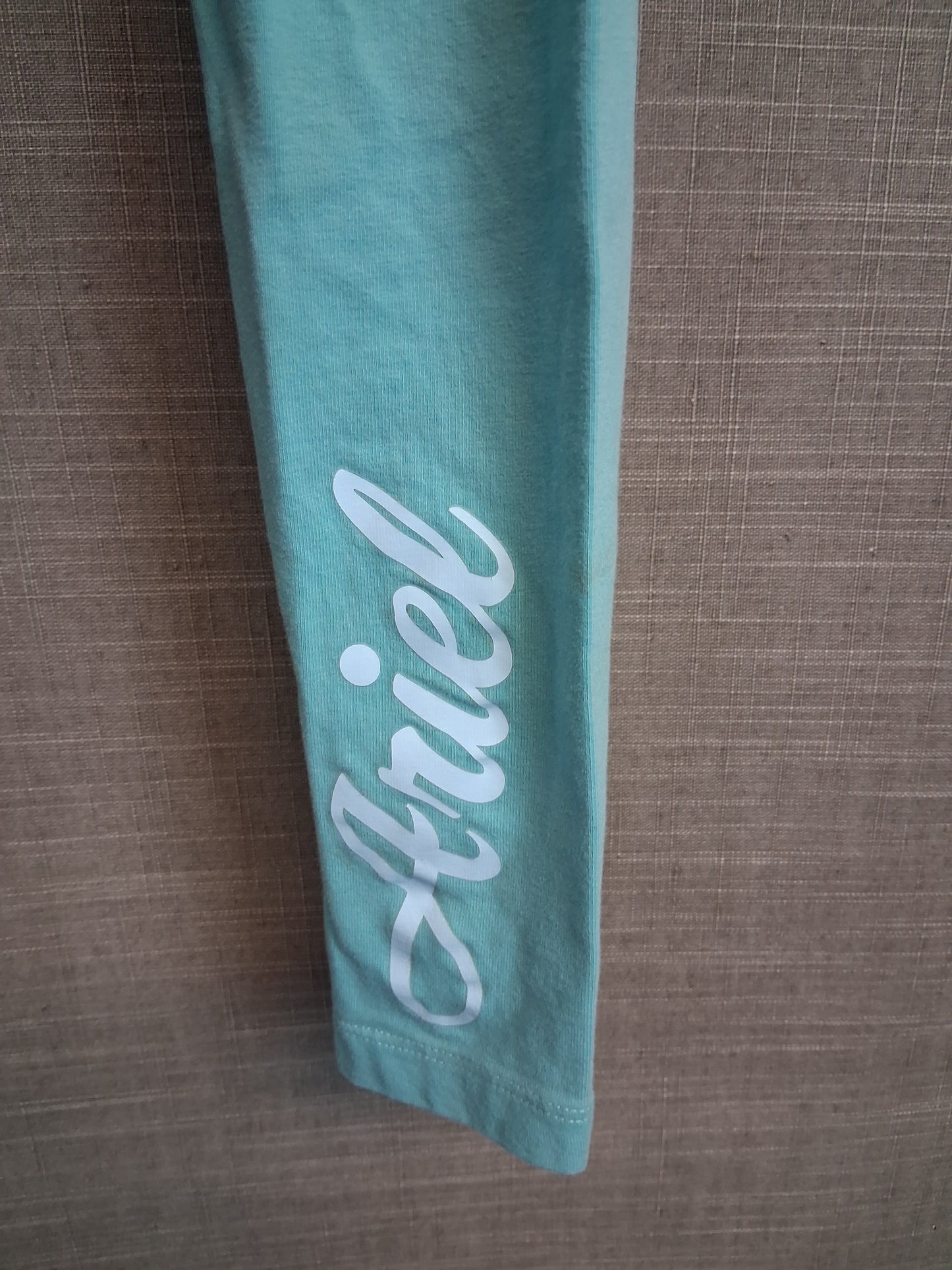 Marks & Spencer Girls Ariel Leggings Blue Age 5-6 Years