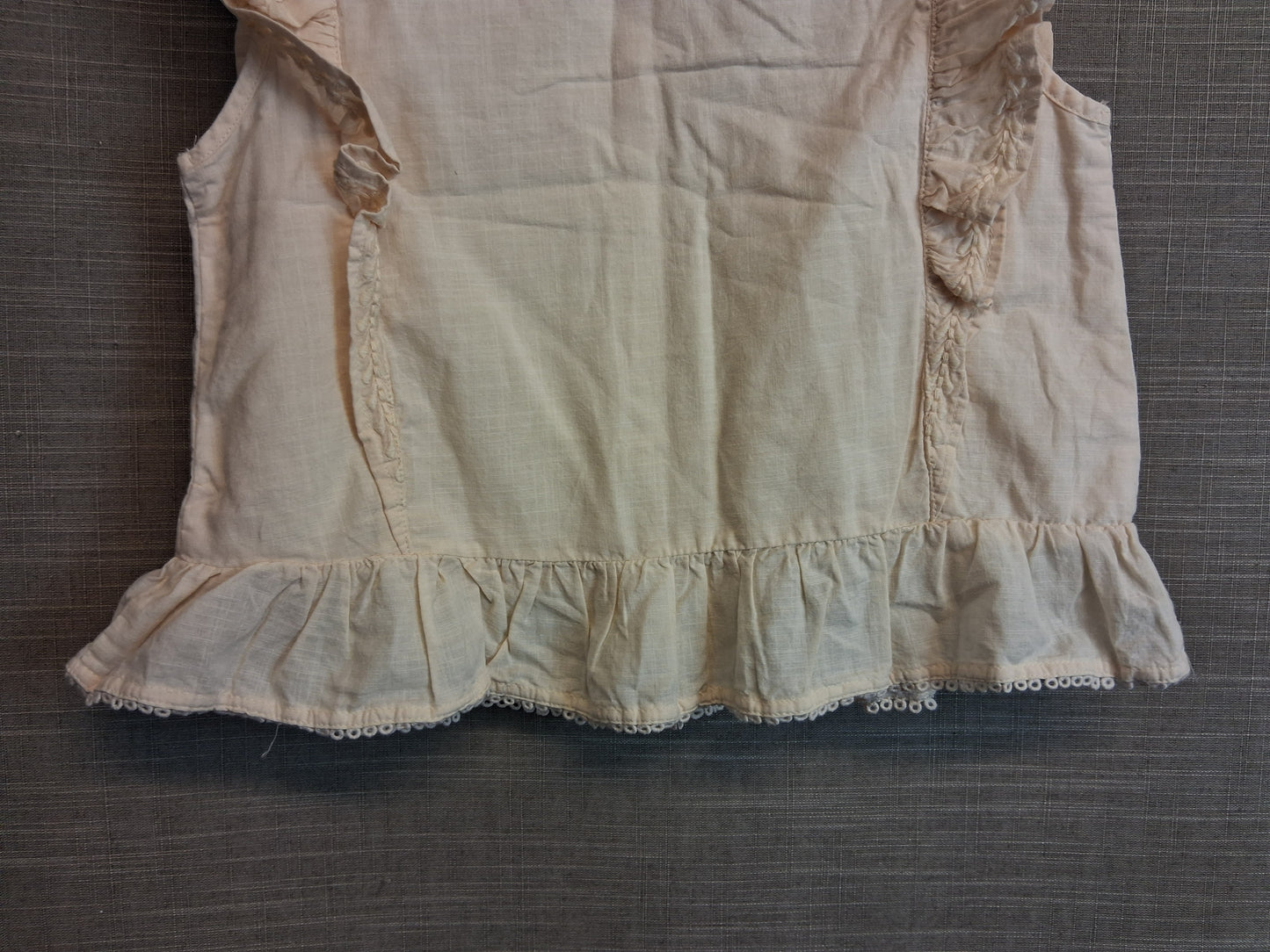 George Girls Cream Sleeveless Blouse Age 7-8 Years