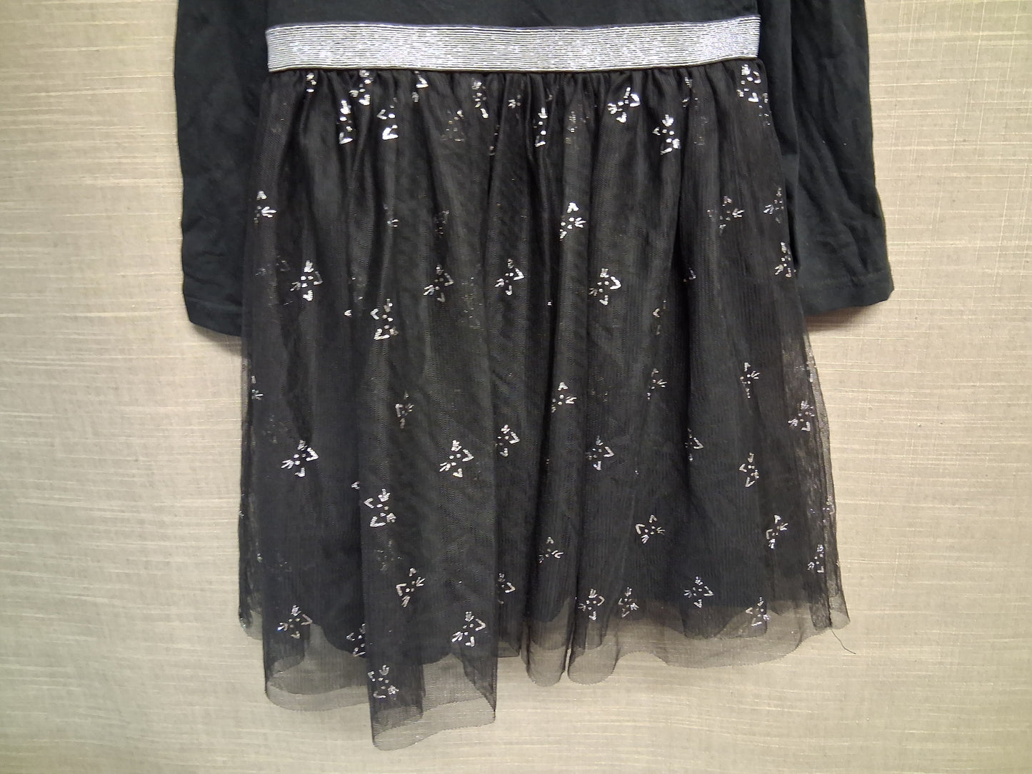 Primark Girls Halloween Black Cat Theme Dress Age 6-7 Years