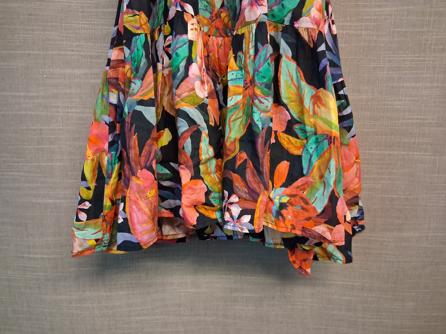 Next Girls Multicolour Floral Sleeveless A Line Dress Age 6 Years