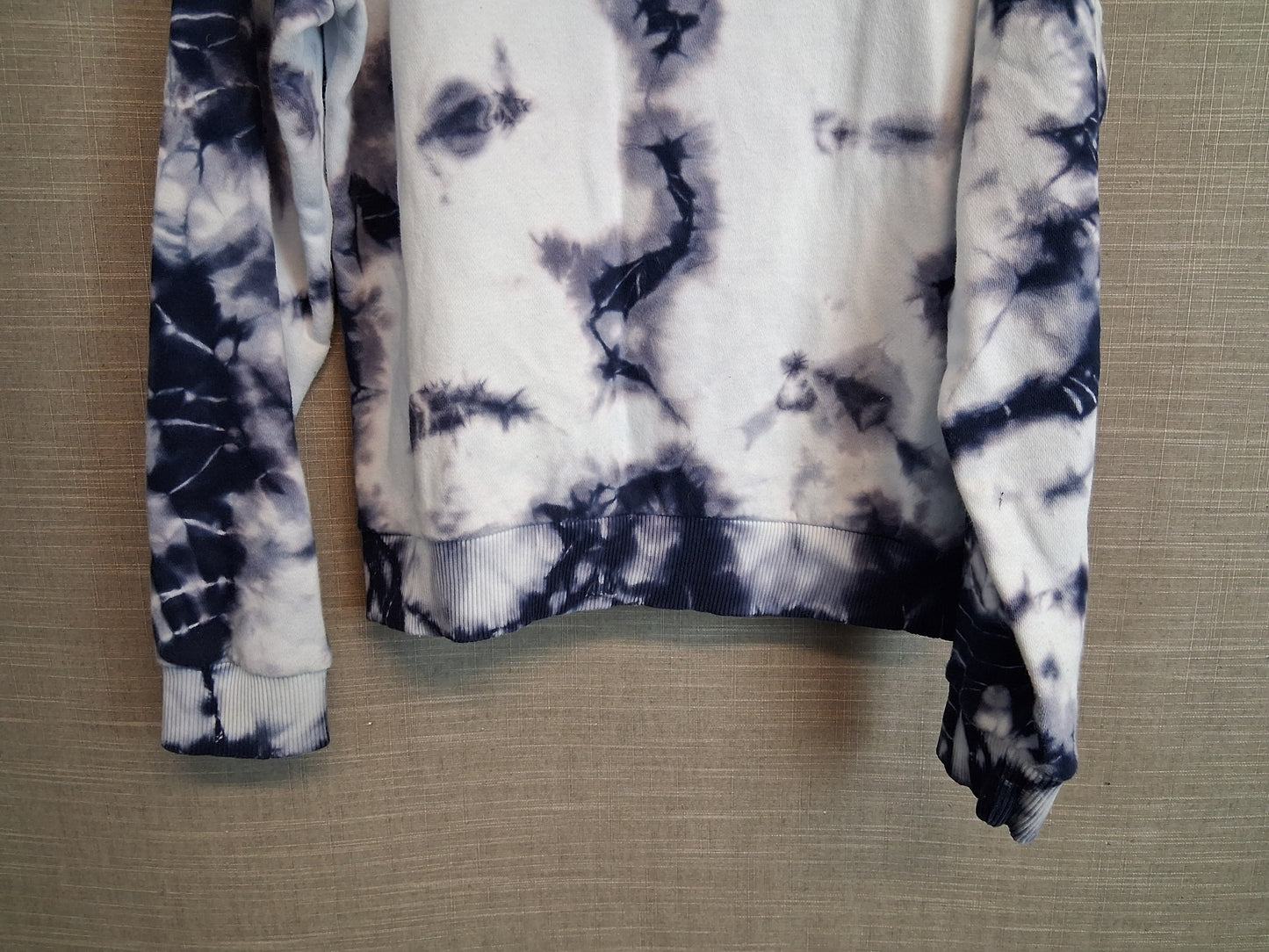 George Boys Black White Tie Dye Sweater Age 9-10 Years
