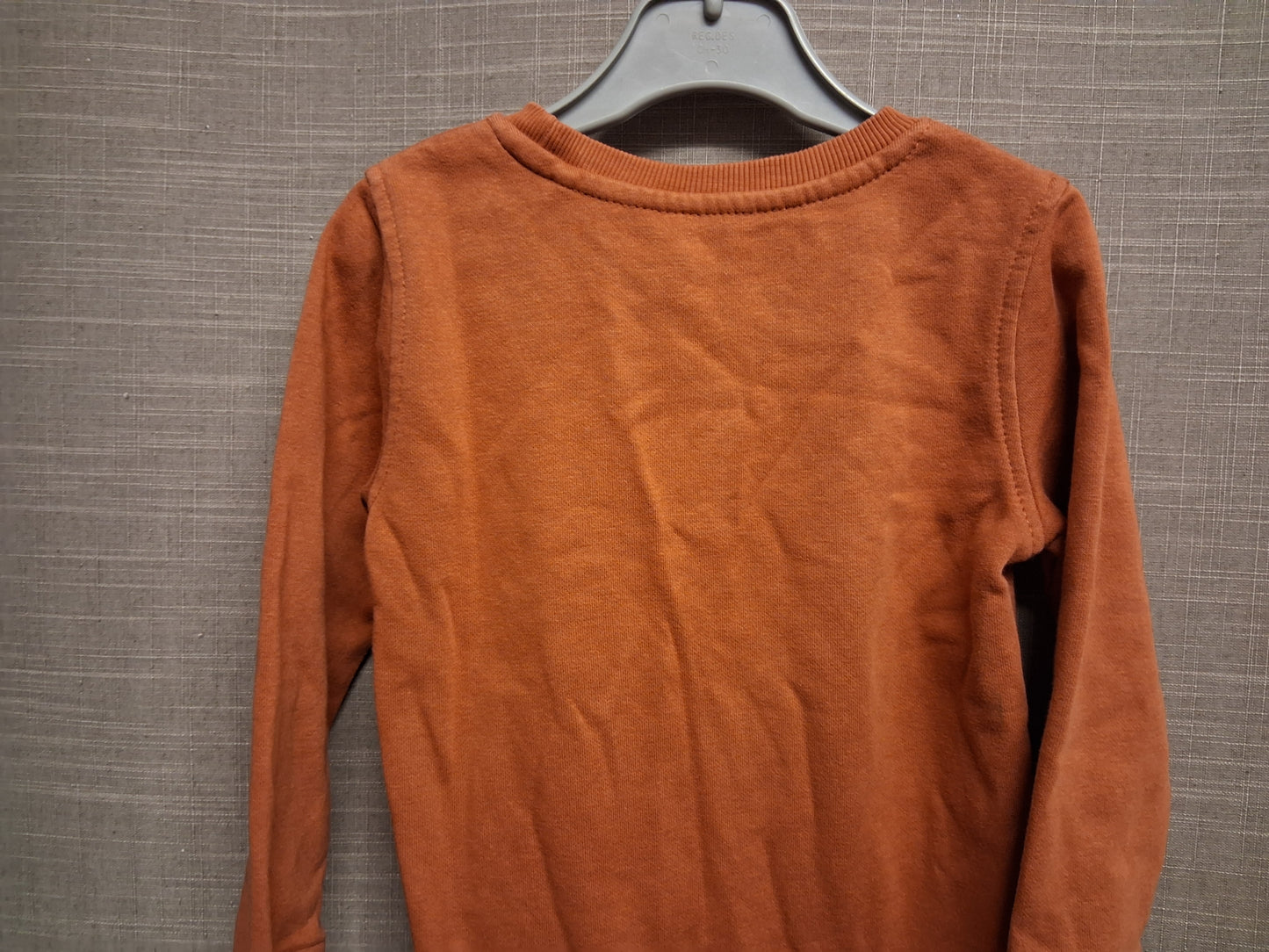 George Boys Burnt Orange Sweater Long Sleeve Age 3-4 Years