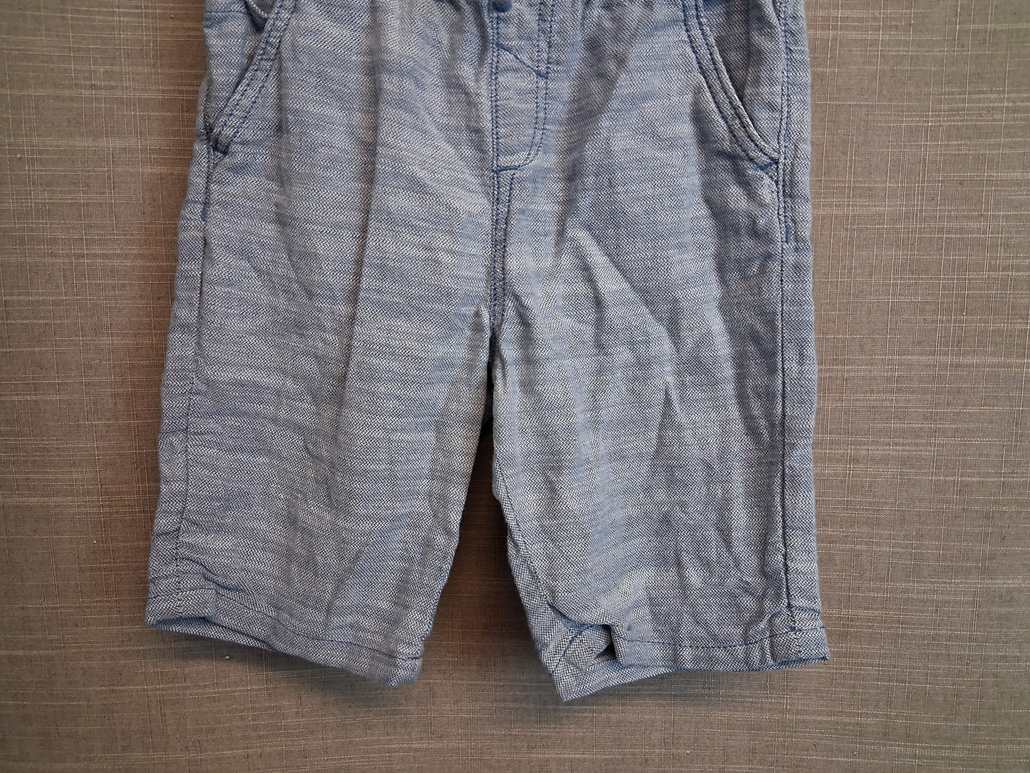 Nutmeg Boys Blue Shorts 100% Cotton Age 5-6 Years