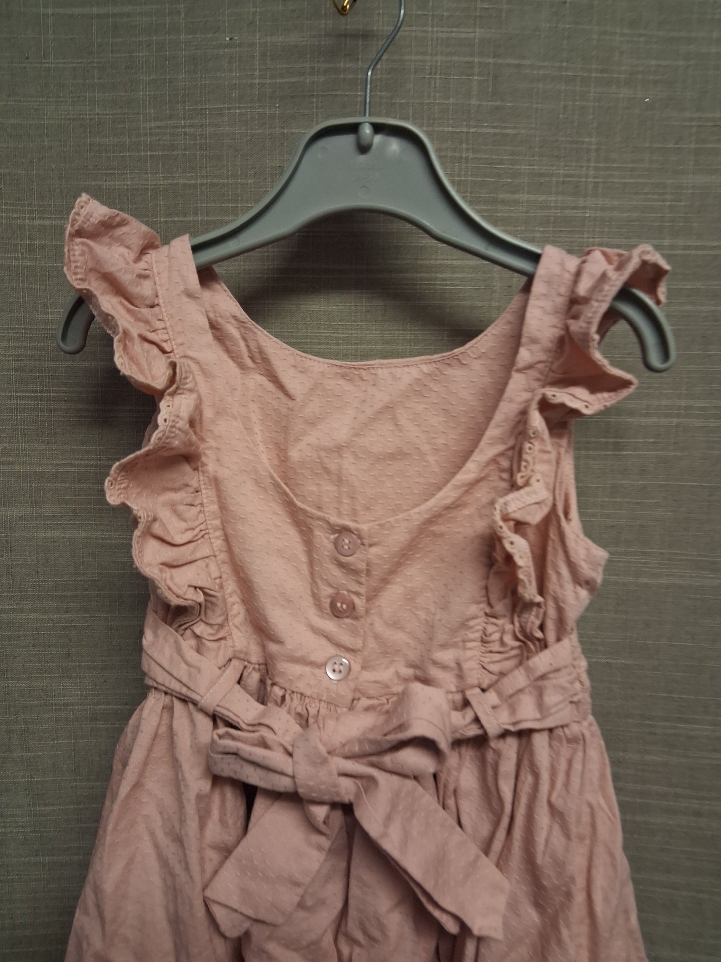 John Lewis Heirloom Dusky Pink 100% Cotton Party Dress Age 2-3   Years