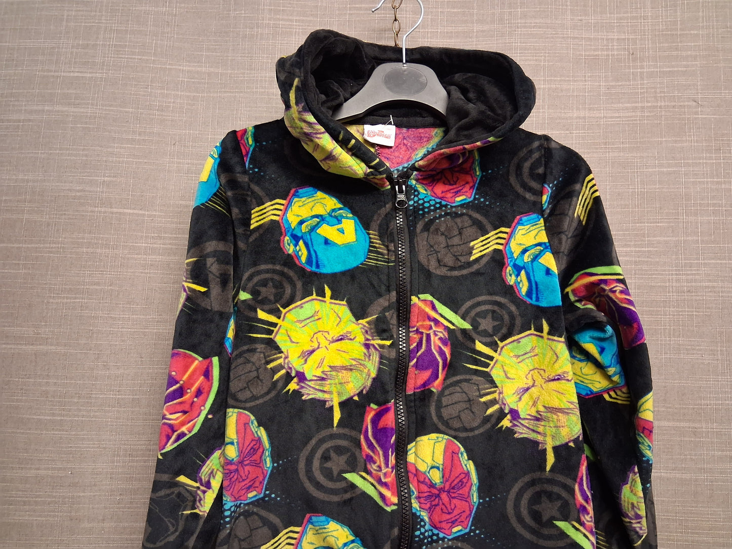 Matalan Boys Marvel All in One Plush Sleepsuit Age 8 years Multicolour