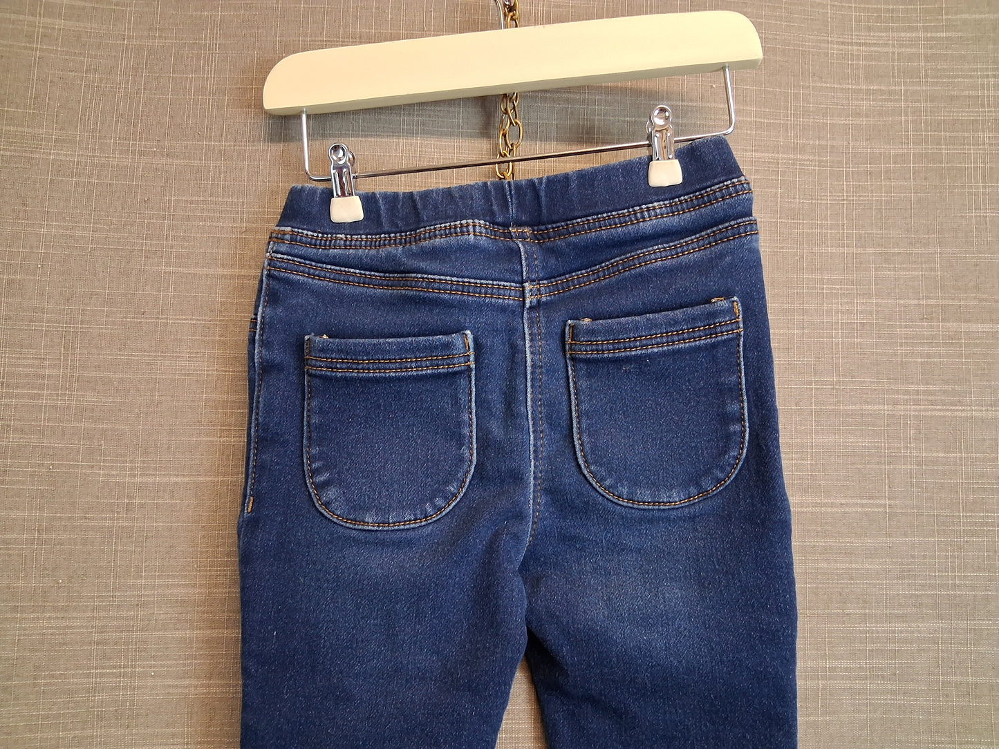 Nutmeg Girls Blue Denim Jeggings Stretch Age 3-4 Years